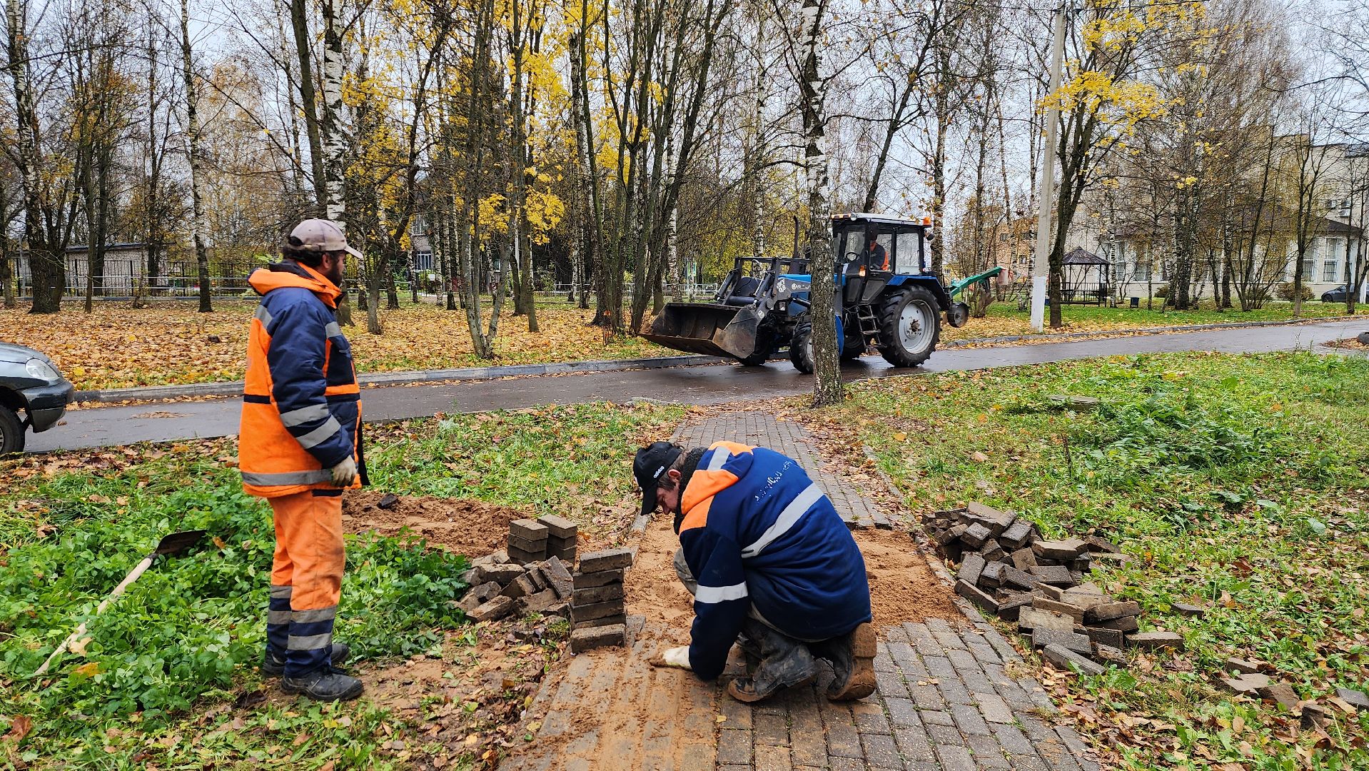 благоустройство, пешеходная дорожка, ремонт тротуара,