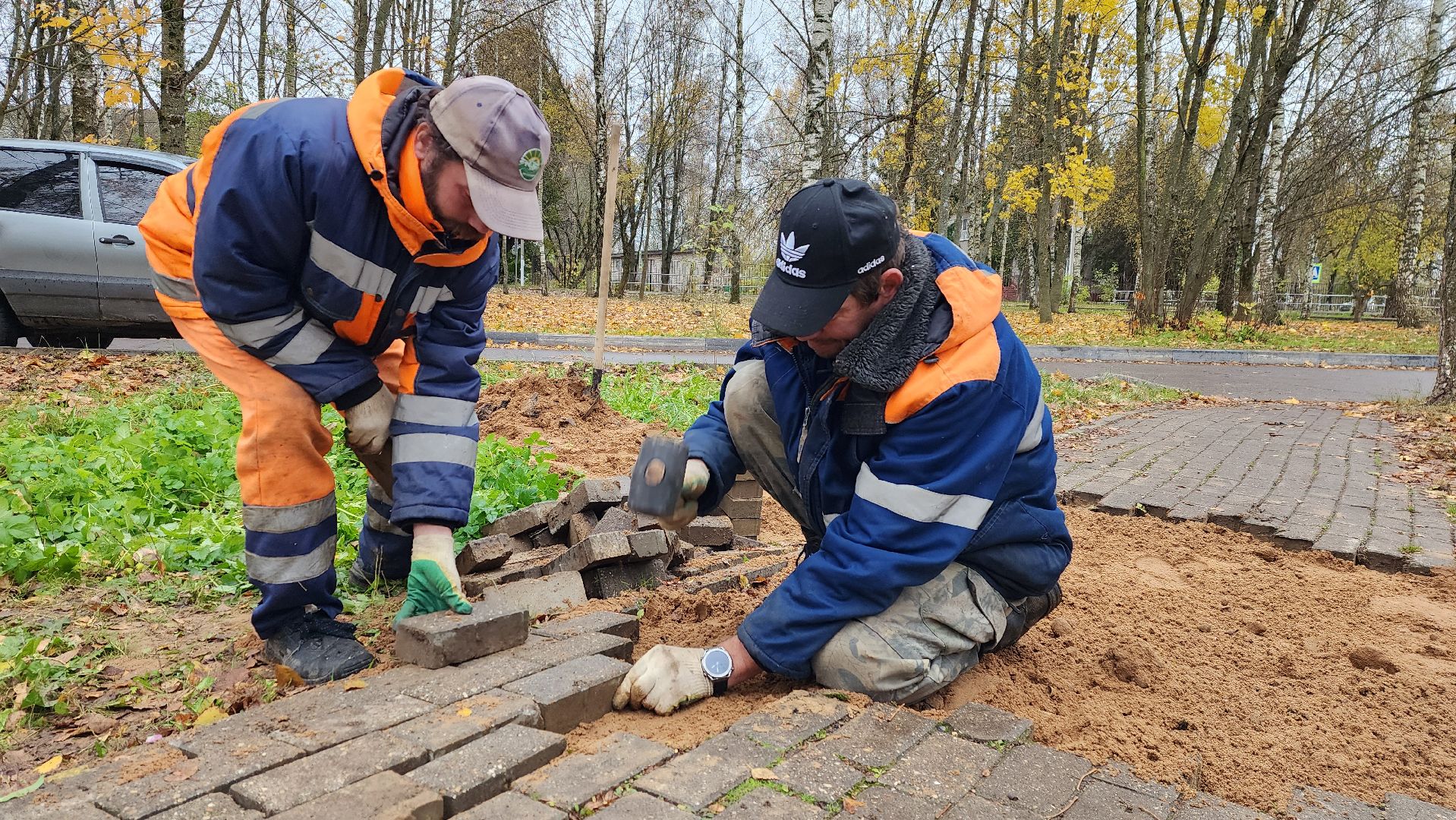 благоустройство, пешеходная дорожка, ремонт тротуара,