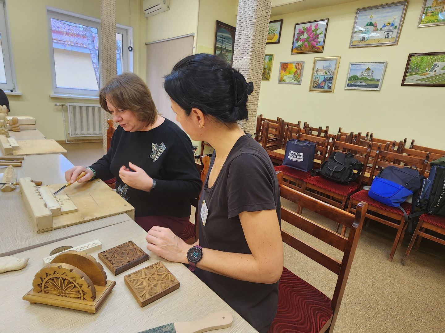 красноармейск, городской округ пушкинский, резьба по дереву, активное долголетие,