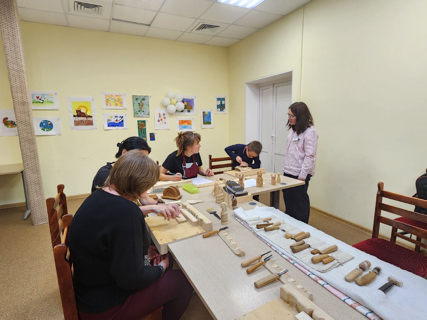 красноармейск, городской округ пушкинский, резьба по дереву, активное долголетие,