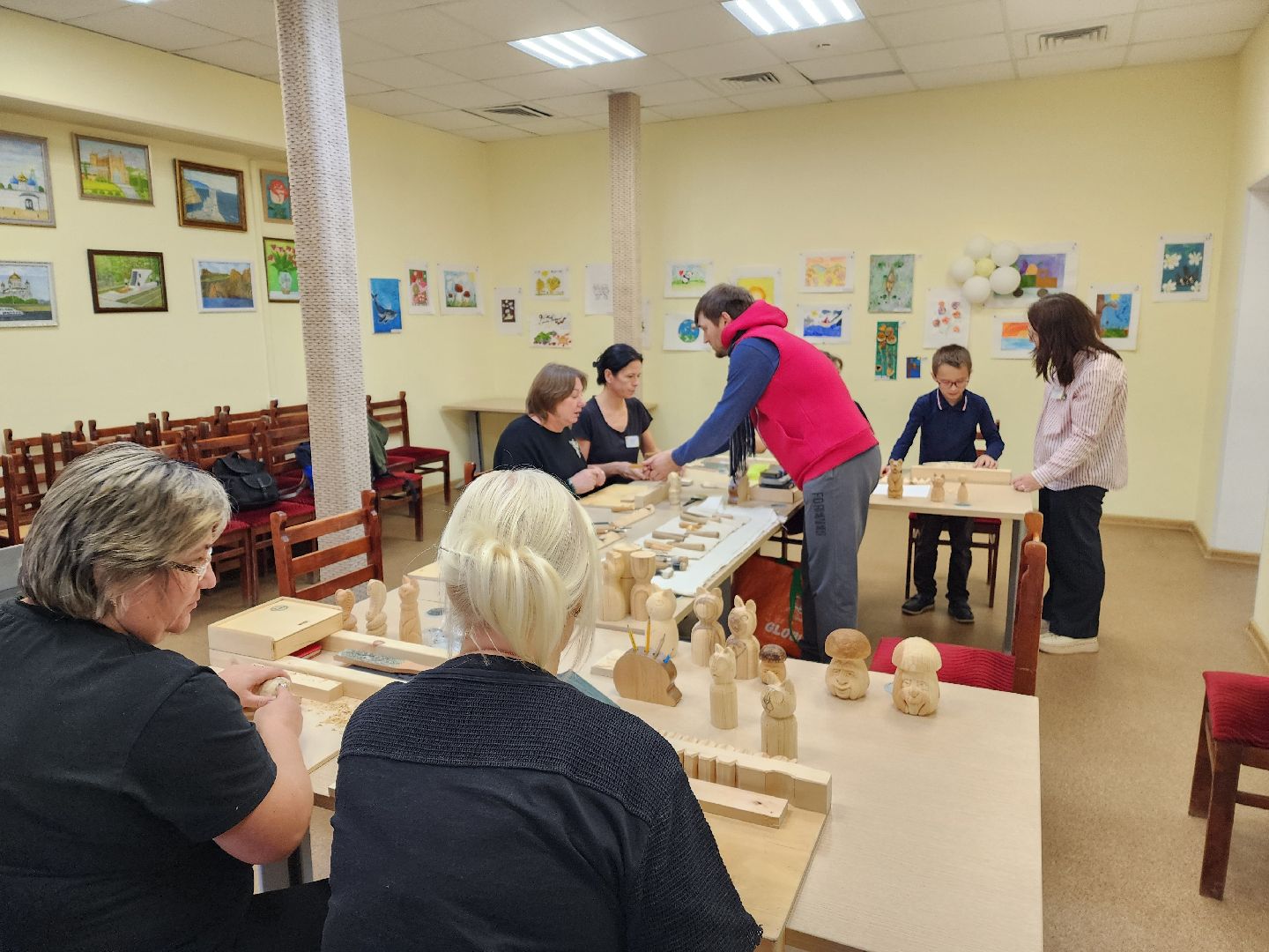 красноармейск, городской округ пушкинский, резьба по дереву, активное долголетие,