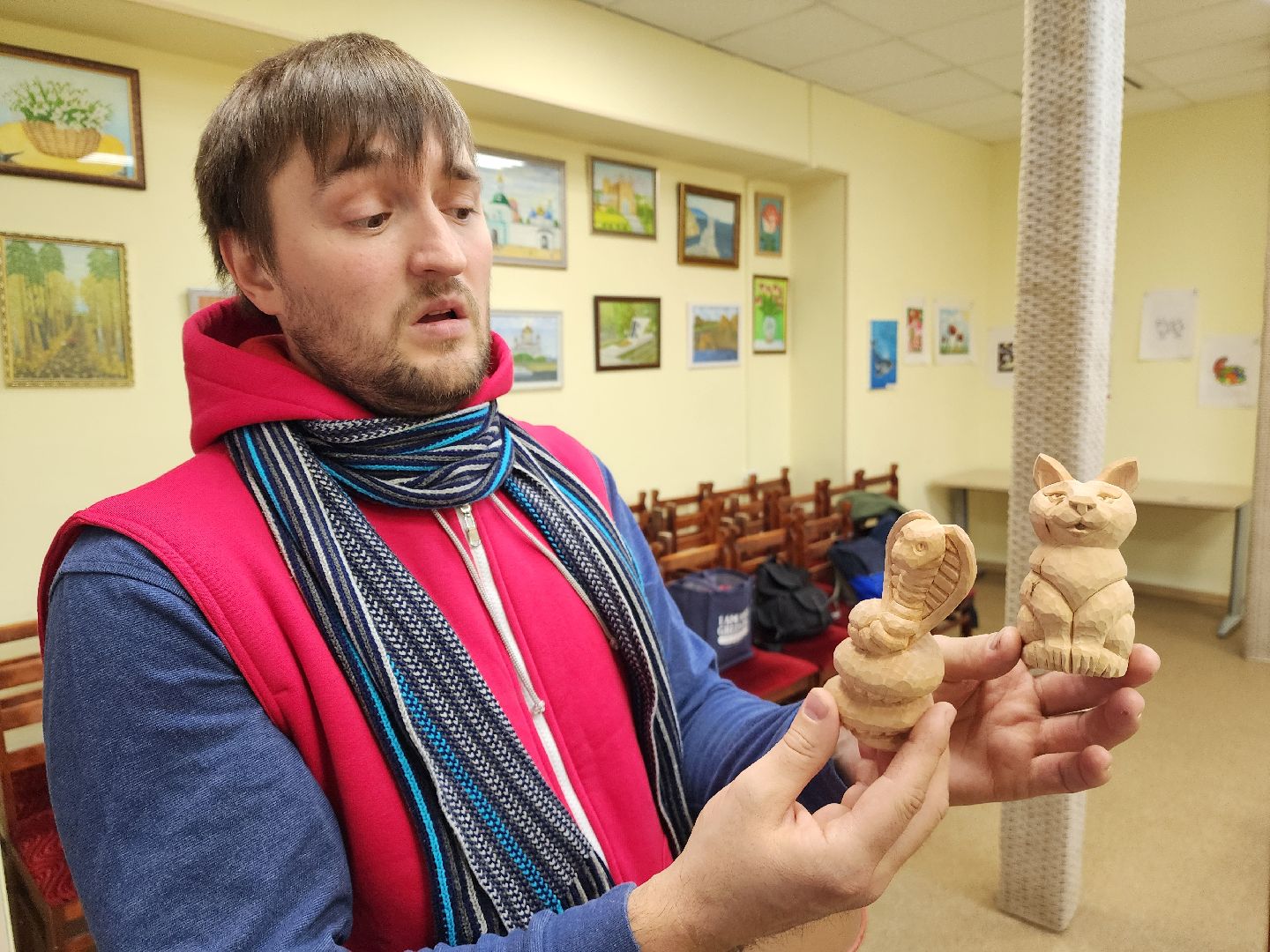 красноармейск, городской округ пушкинский, резьба по дереву, активное долголетие,