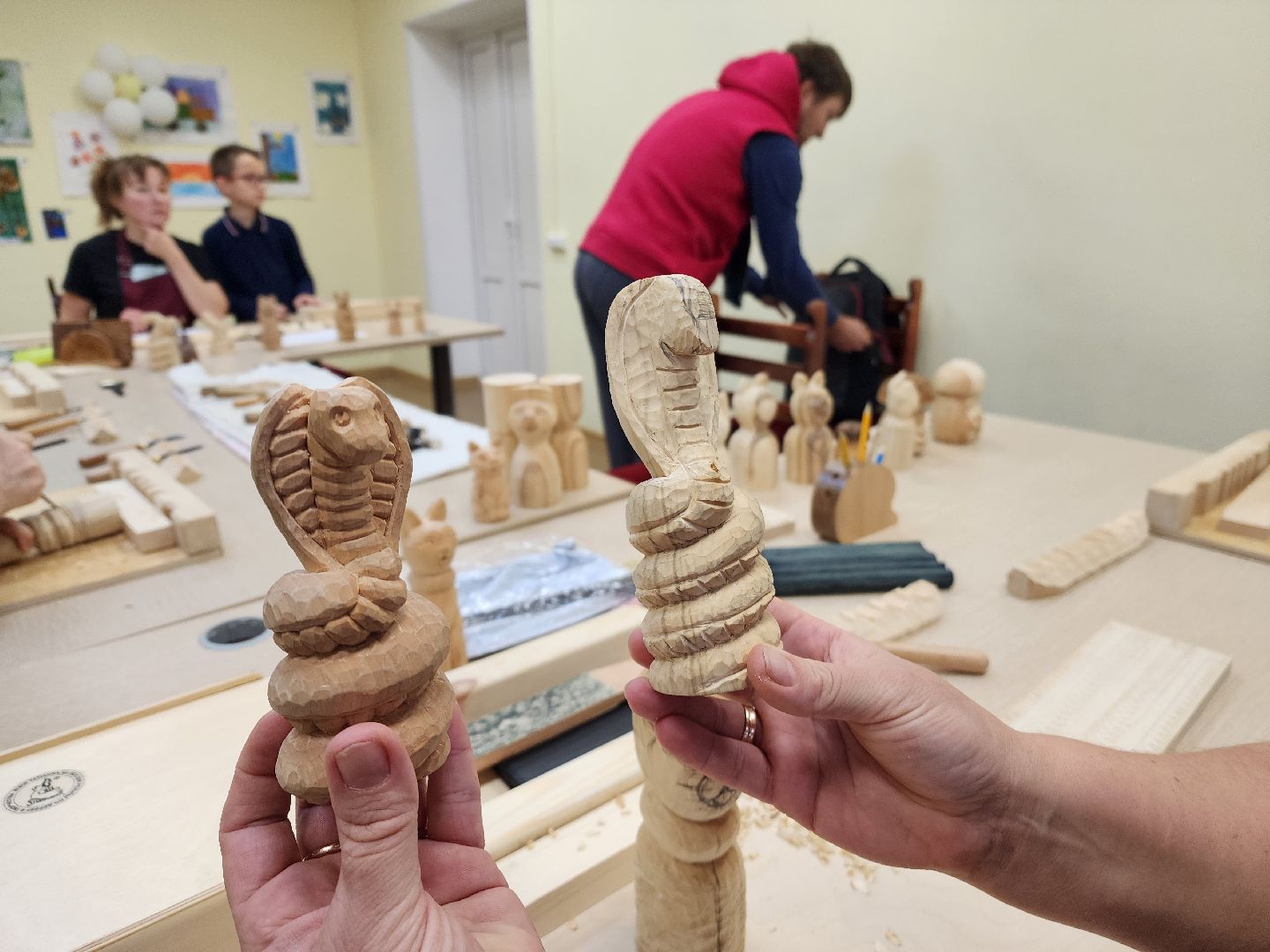 красноармейск, городской округ пушкинский, резьба по дереву, активное долголетие,