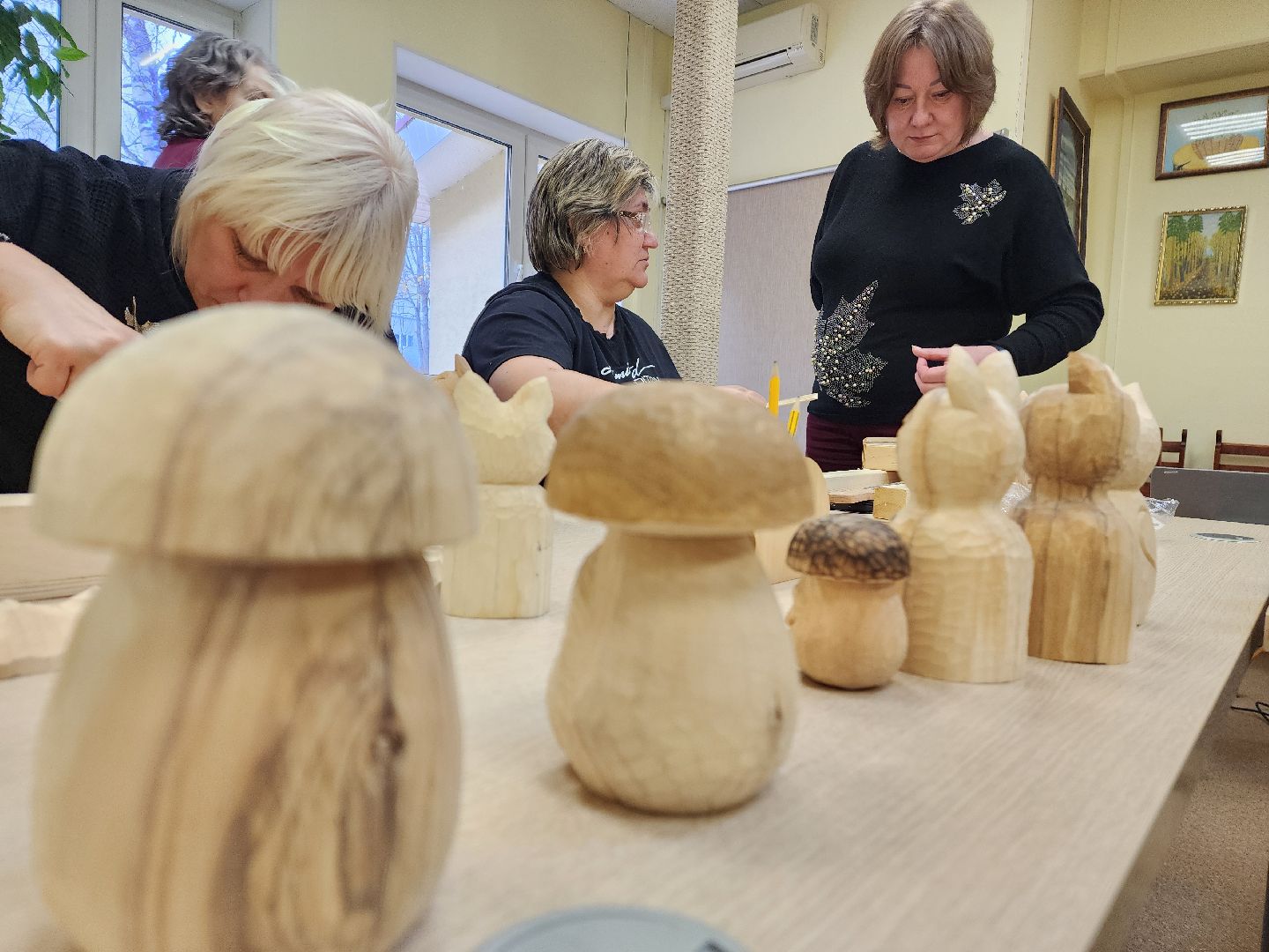 красноармейск, городской округ пушкинский, резьба по дереву, активное долголетие,