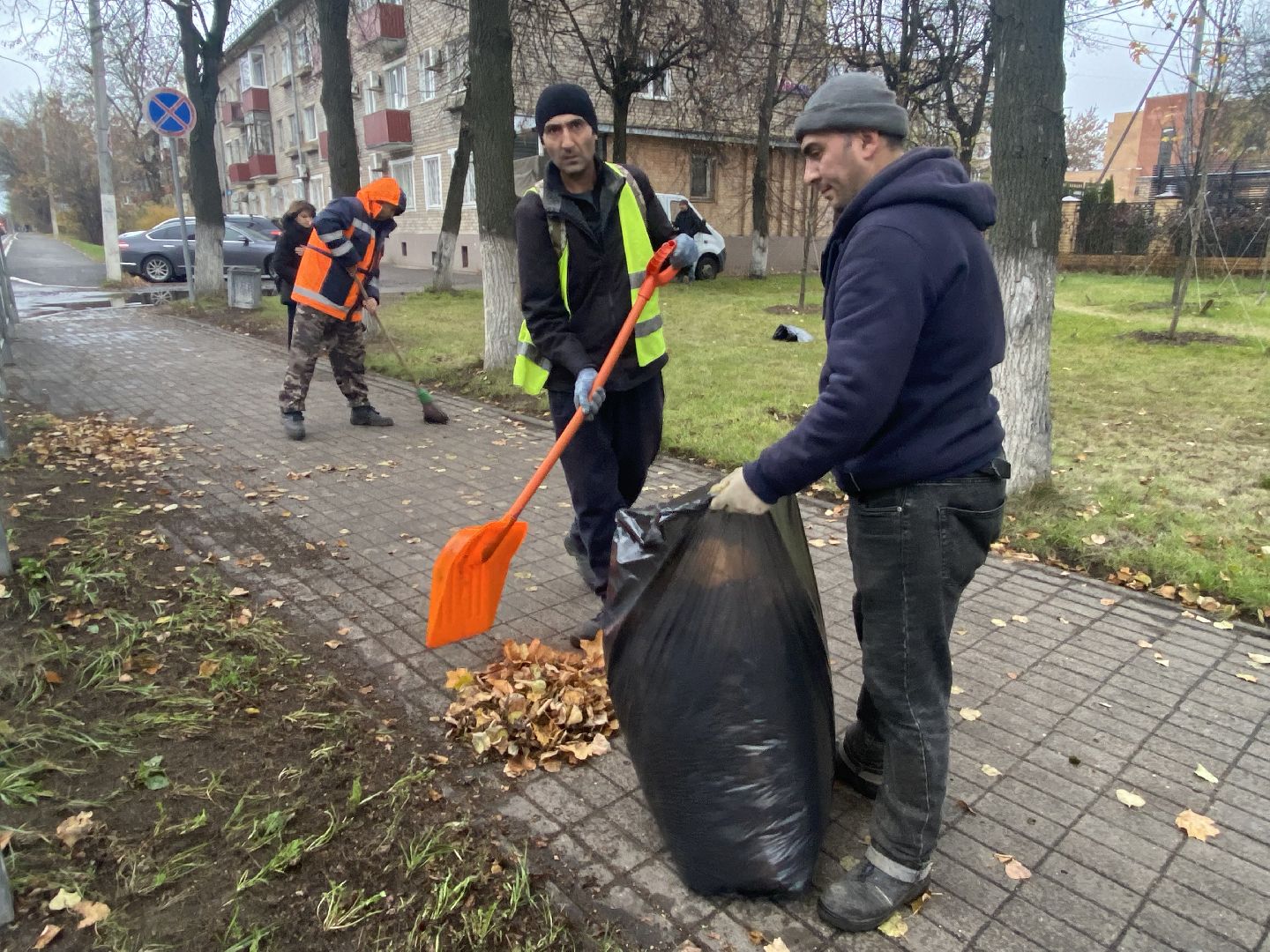 Уборка, Листва, уборка листьев,