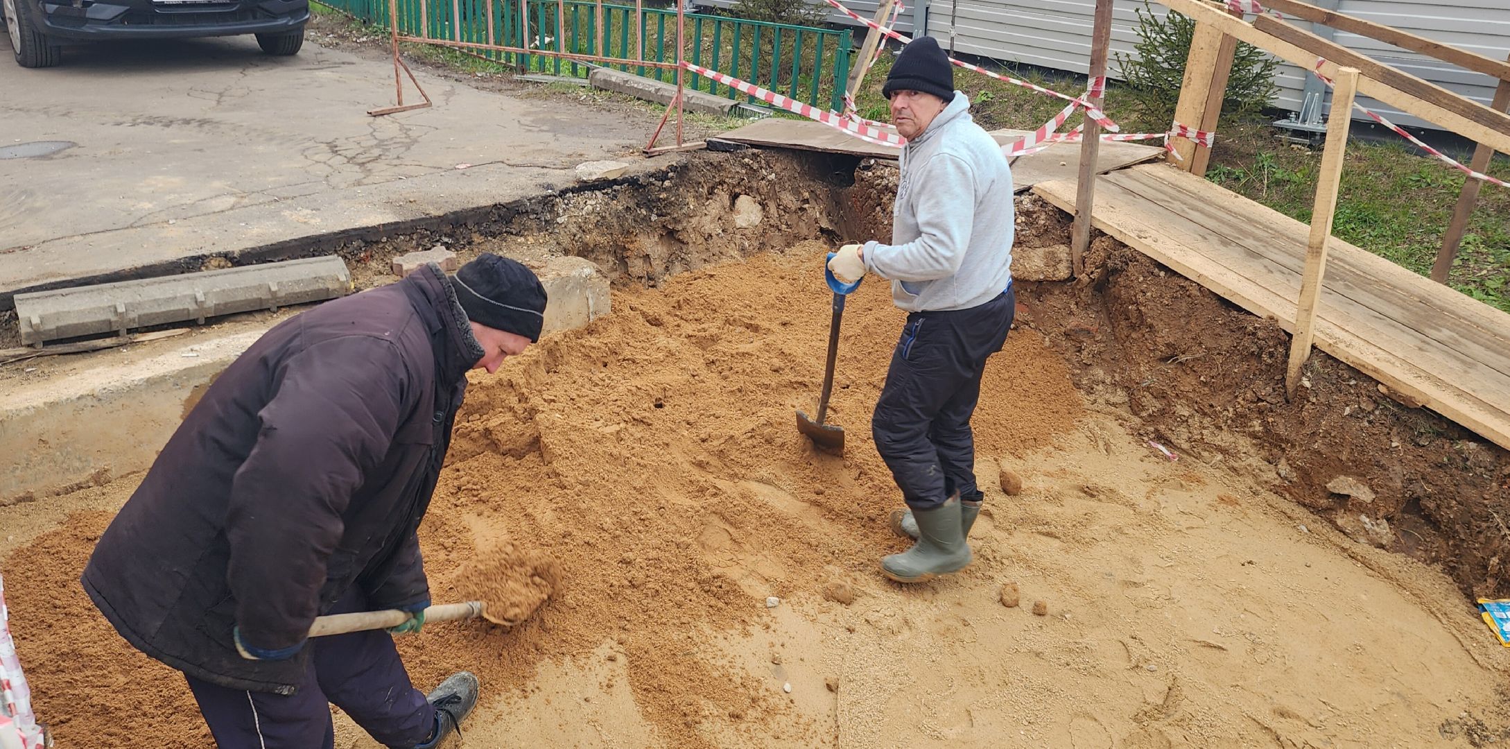 Звенигород, благоустройство, пешеходные дорожки,