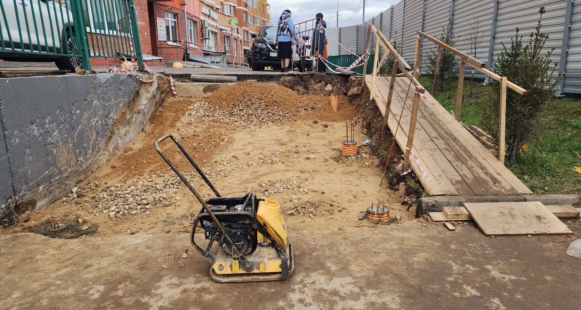 Звенигород, благоустройство, пешеходные дорожки,