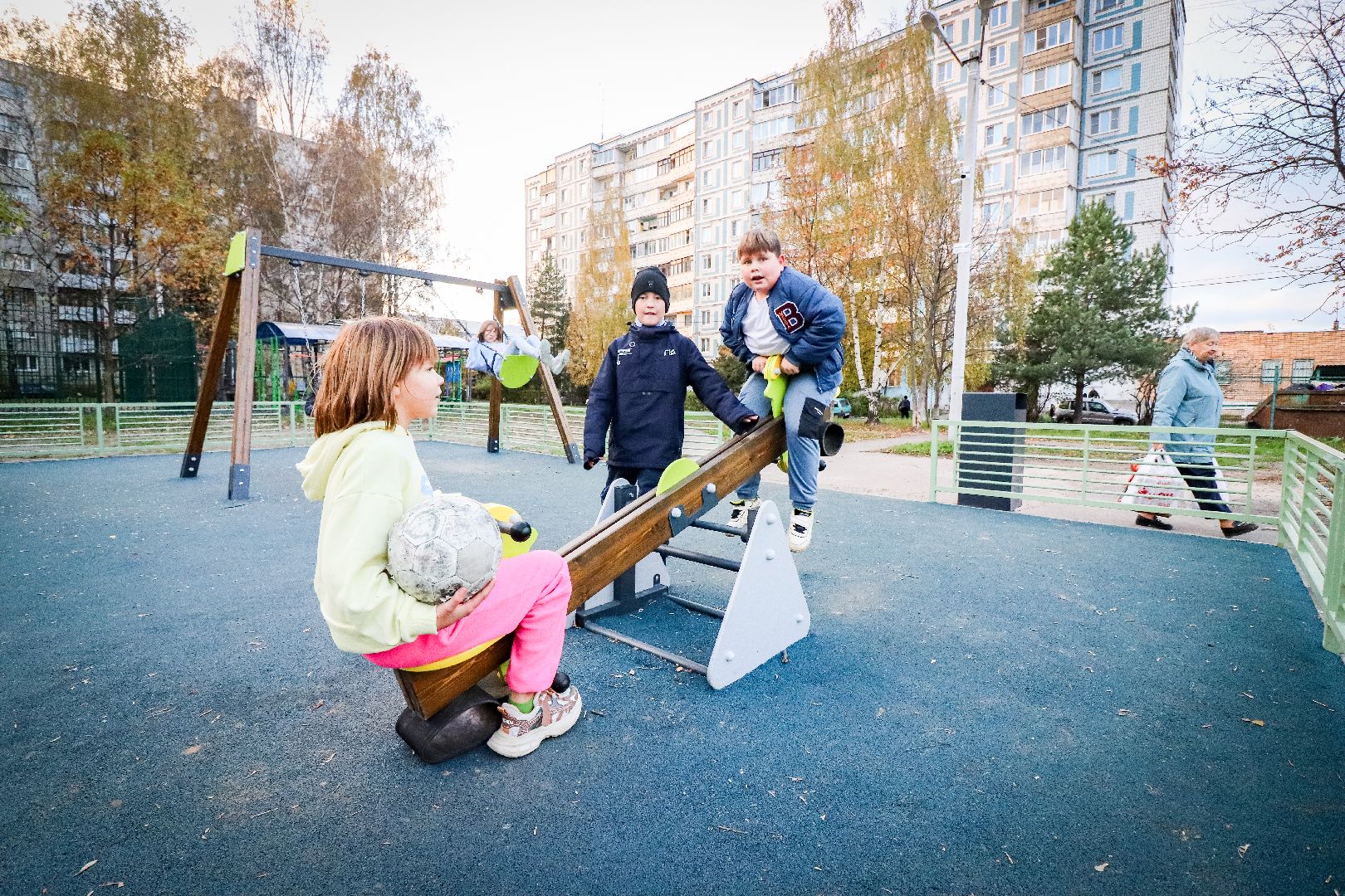 Клин, общество, благоустройство, новая детская площадка,