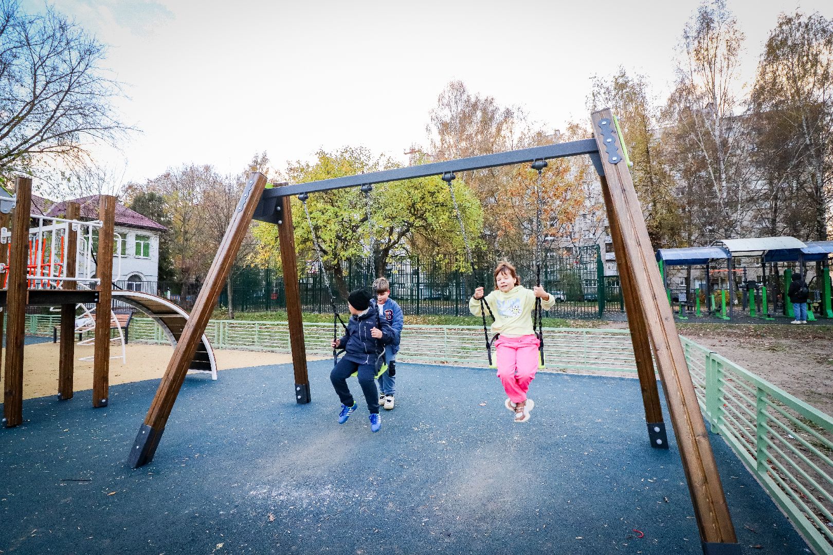 Клин, общество, благоустройство, новая детская площадка,