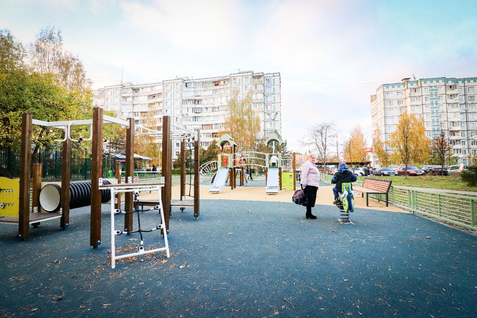 Клин, общество, благоустройство, новая детская площадка,