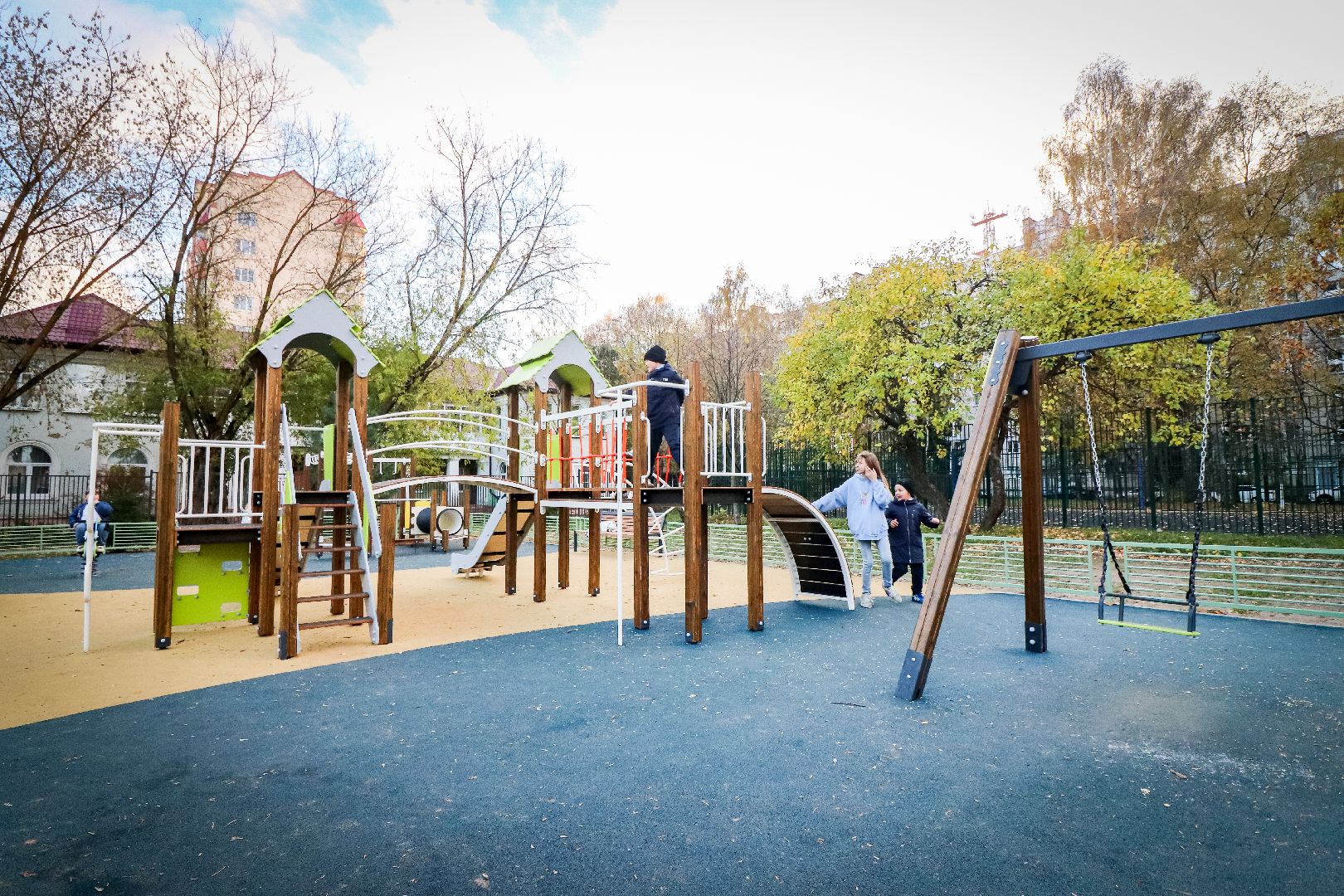 Клин, общество, благоустройство, новая детская площадка,