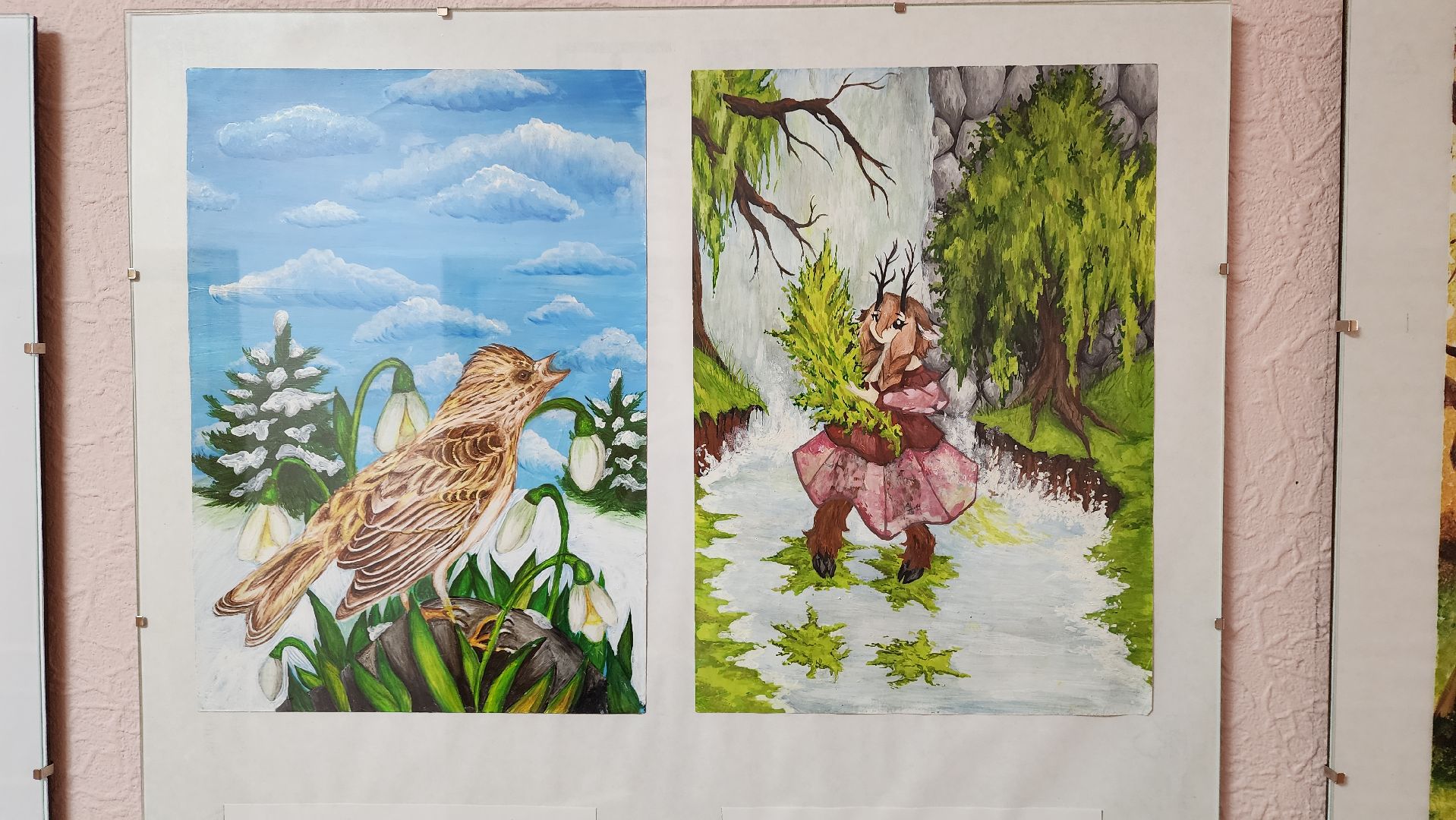 пушкино, леса, конкурс, конкурсы рисунков, дети россии, всероссийский конкурс, экспозиция,