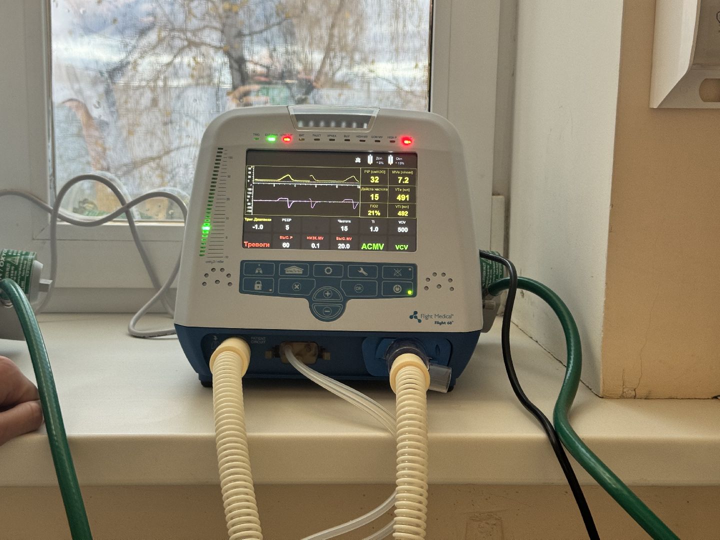 больница, мед оборудование, медицина, новые аппараты ивл,