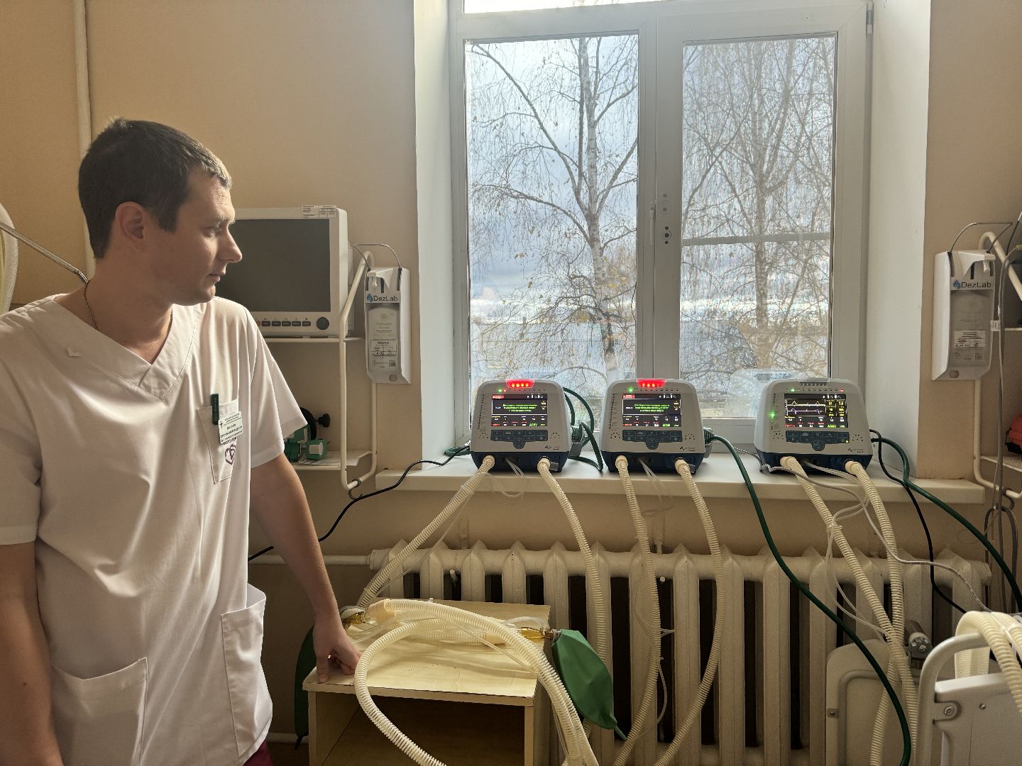 больница, мед оборудование, медицина, новые аппараты ивл,