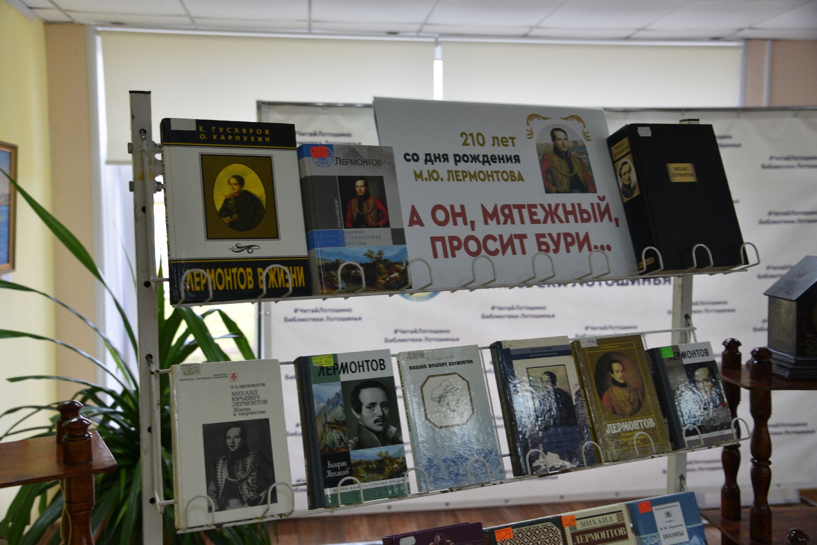 лотошино, лотошинская библиотека, лермонтов, культура, движение первых,