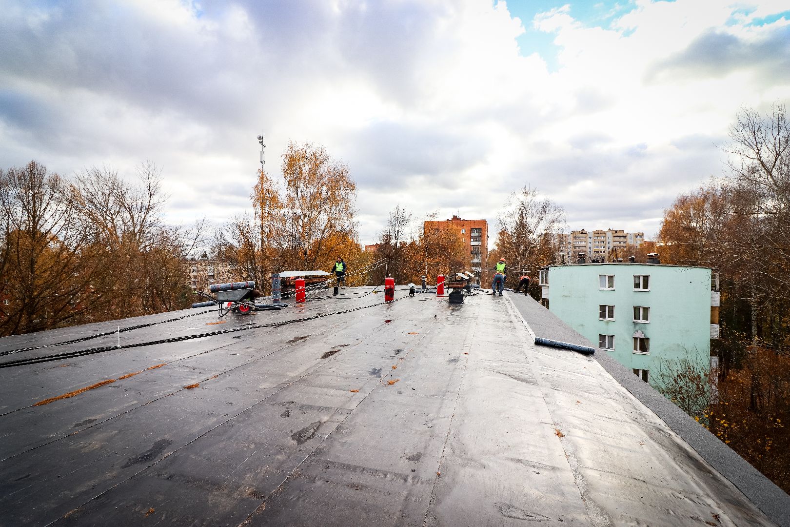 Клин, общество, ЖКХ, капитальный ремонт крыши,