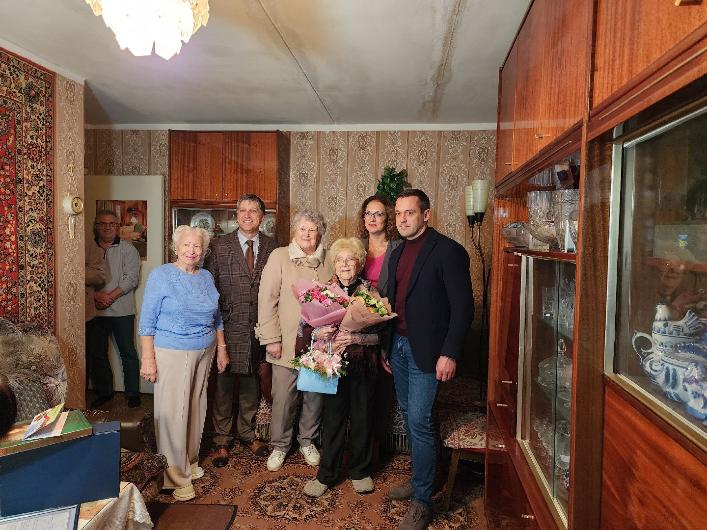 Дубна, Поздравление, Ветеран, Блокадник, Юбилей,