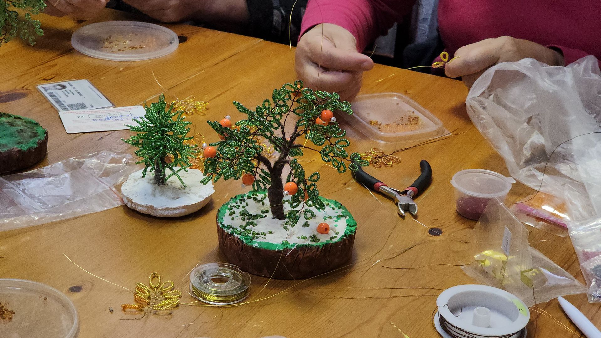 бисероплетение, Осень, Лобня, активное долголетие,