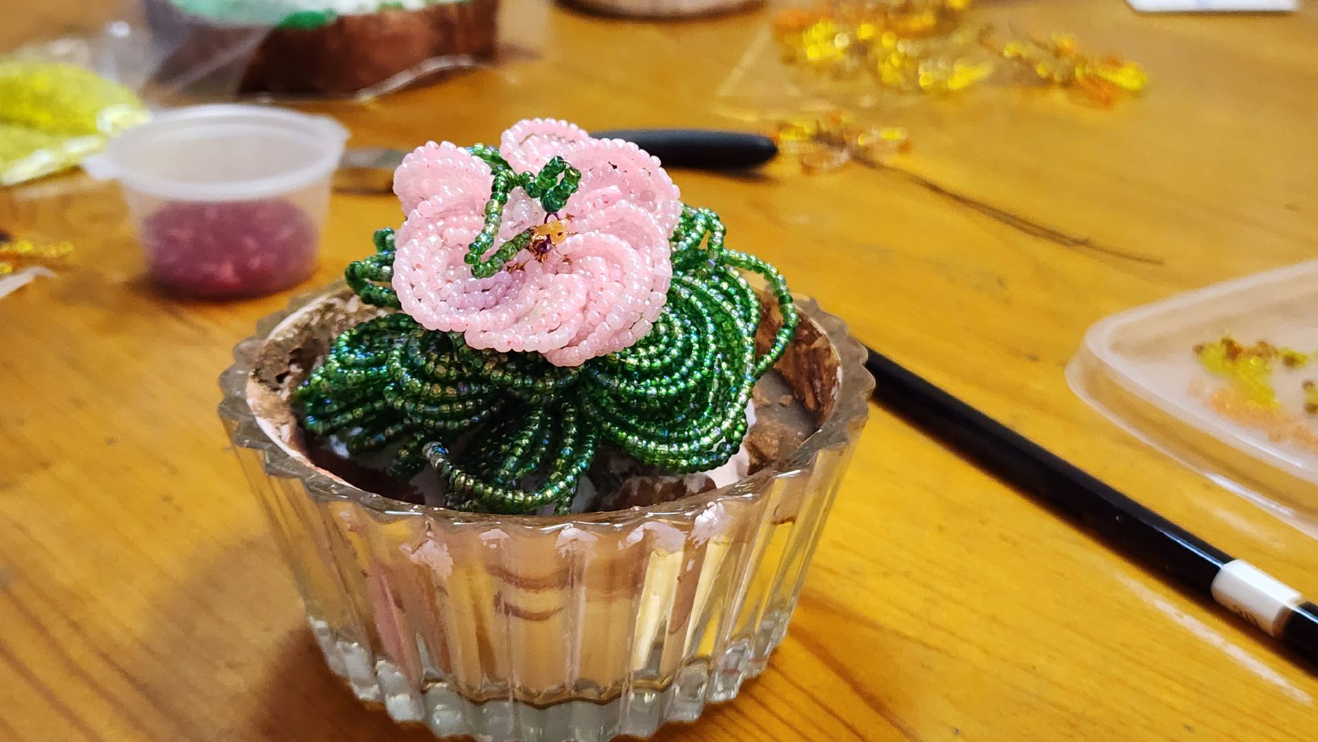 бисероплетение, Осень, Лобня, активное долголетие,