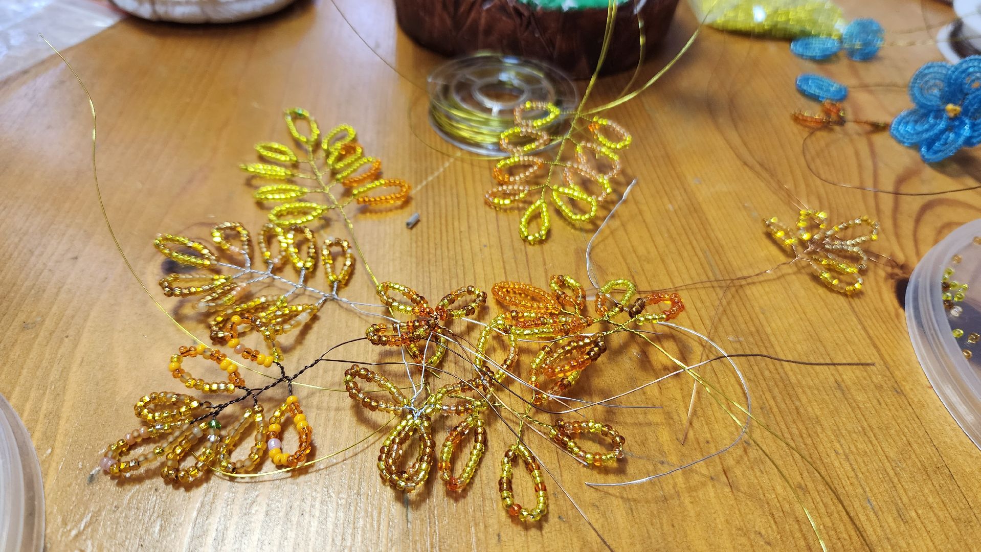 бисероплетение, Осень, Лобня, активное долголетие,