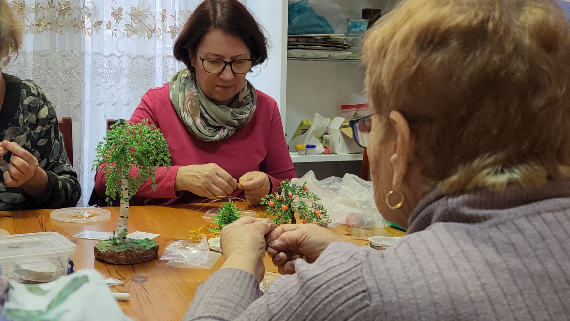 бисероплетение, Осень, Лобня, активное долголетие,