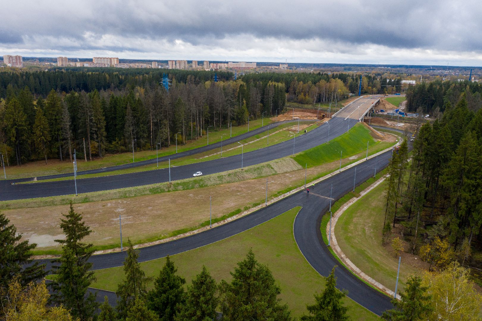 Одинцово, ЦКАД, строительство,