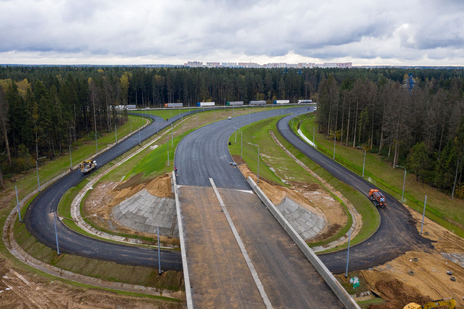 Одинцово, ЦКАД, строительство,