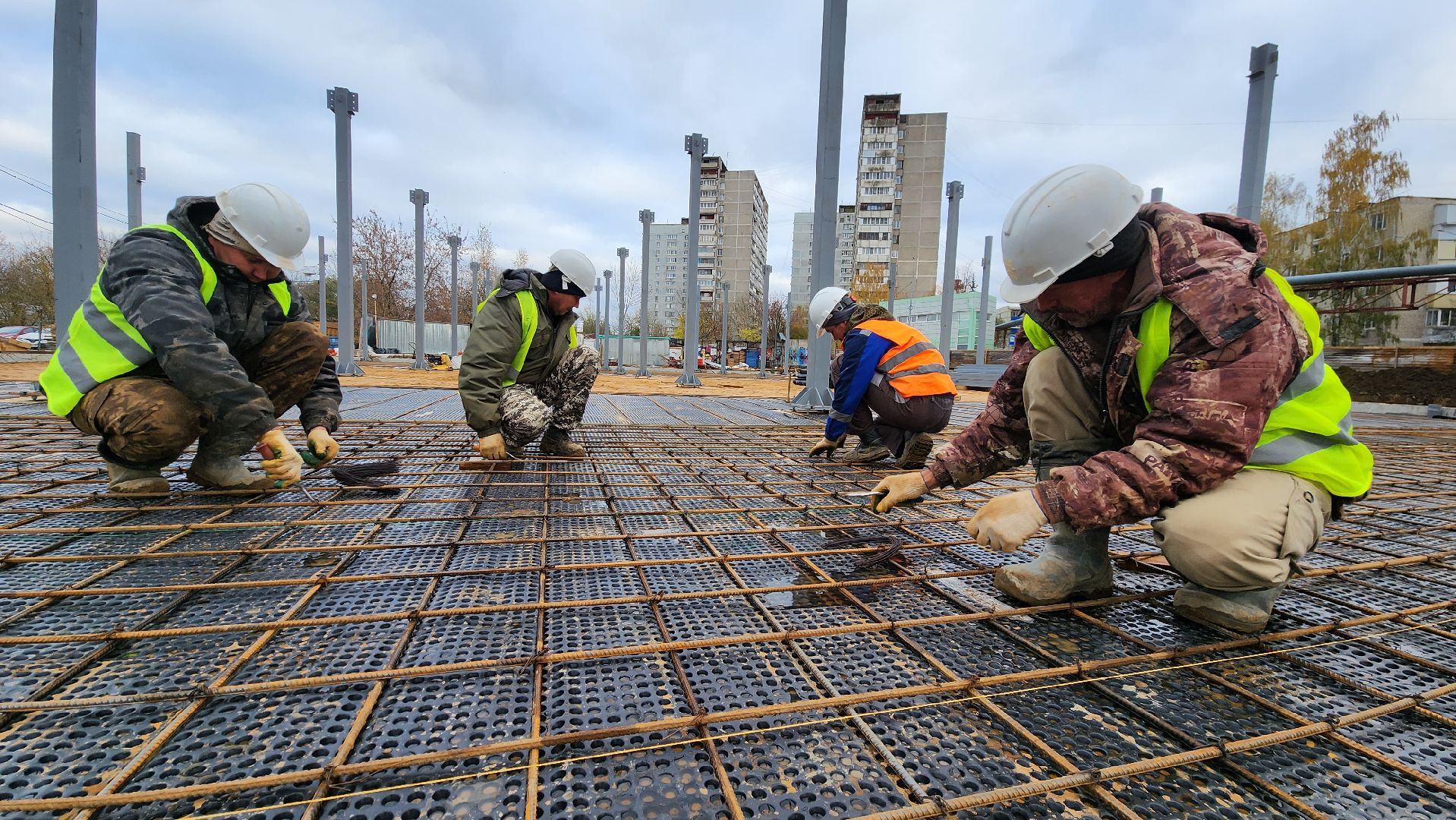 Новый магазин, Лобня, Строительство,