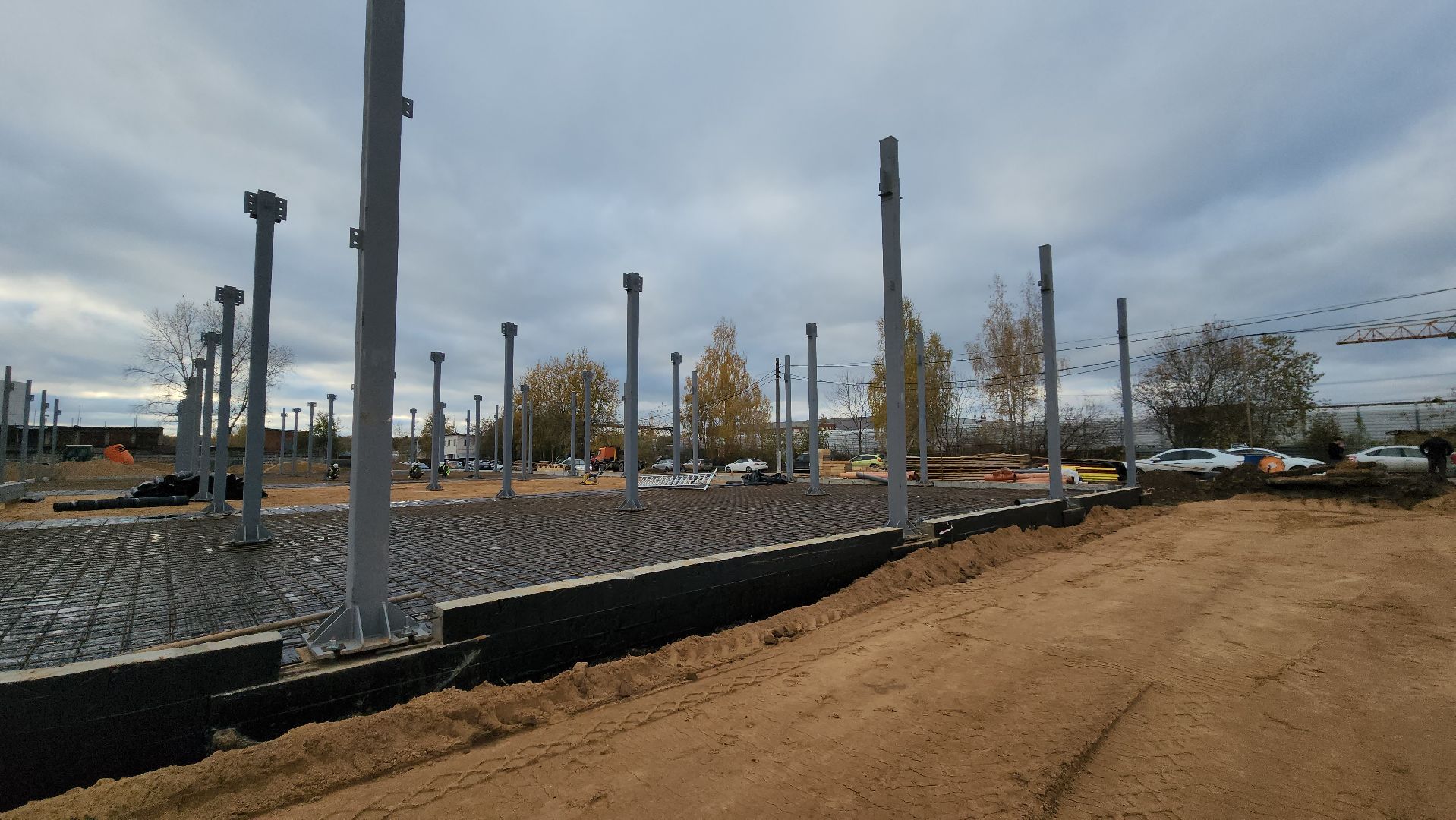 Новый магазин, Лобня, Строительство,