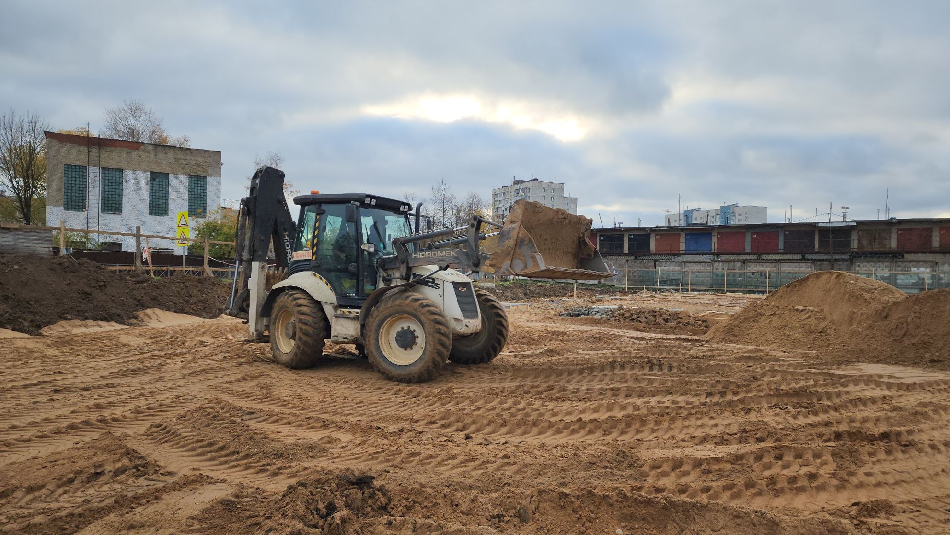 Новый магазин, Лобня, Строительство,