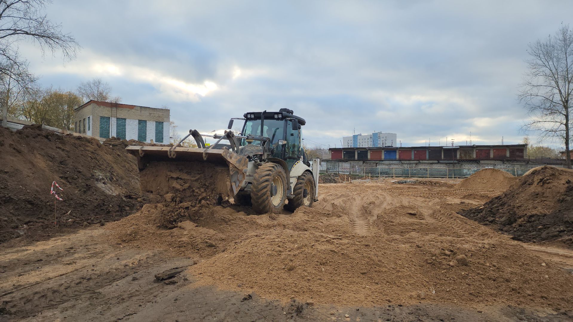 Новый магазин, Лобня, Строительство,