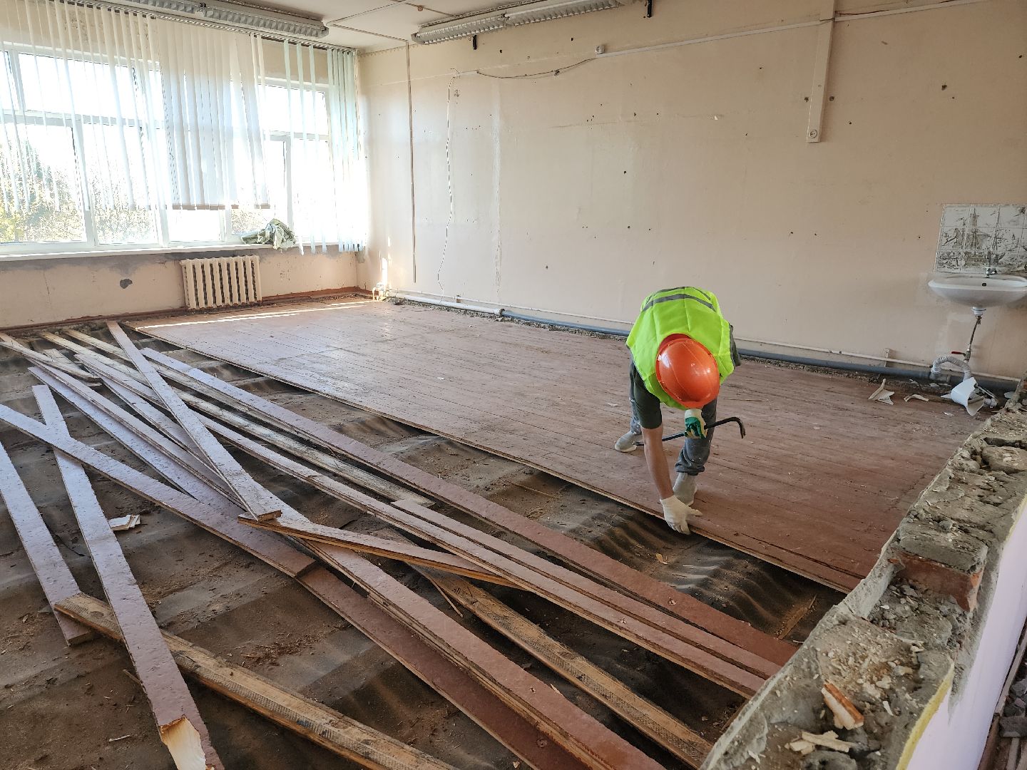 серпухов, подмосковье, капремонт школы, президентская программа,