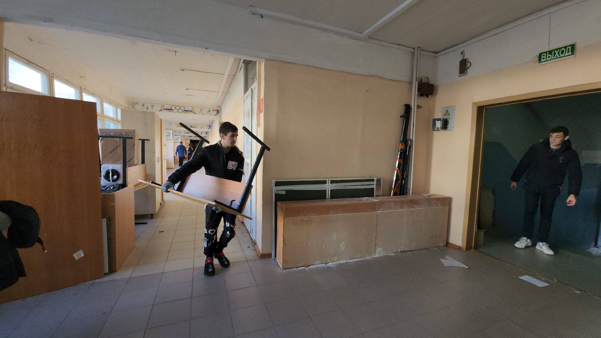 серпухов, подмосковье, капремонт школы, президентская программа,