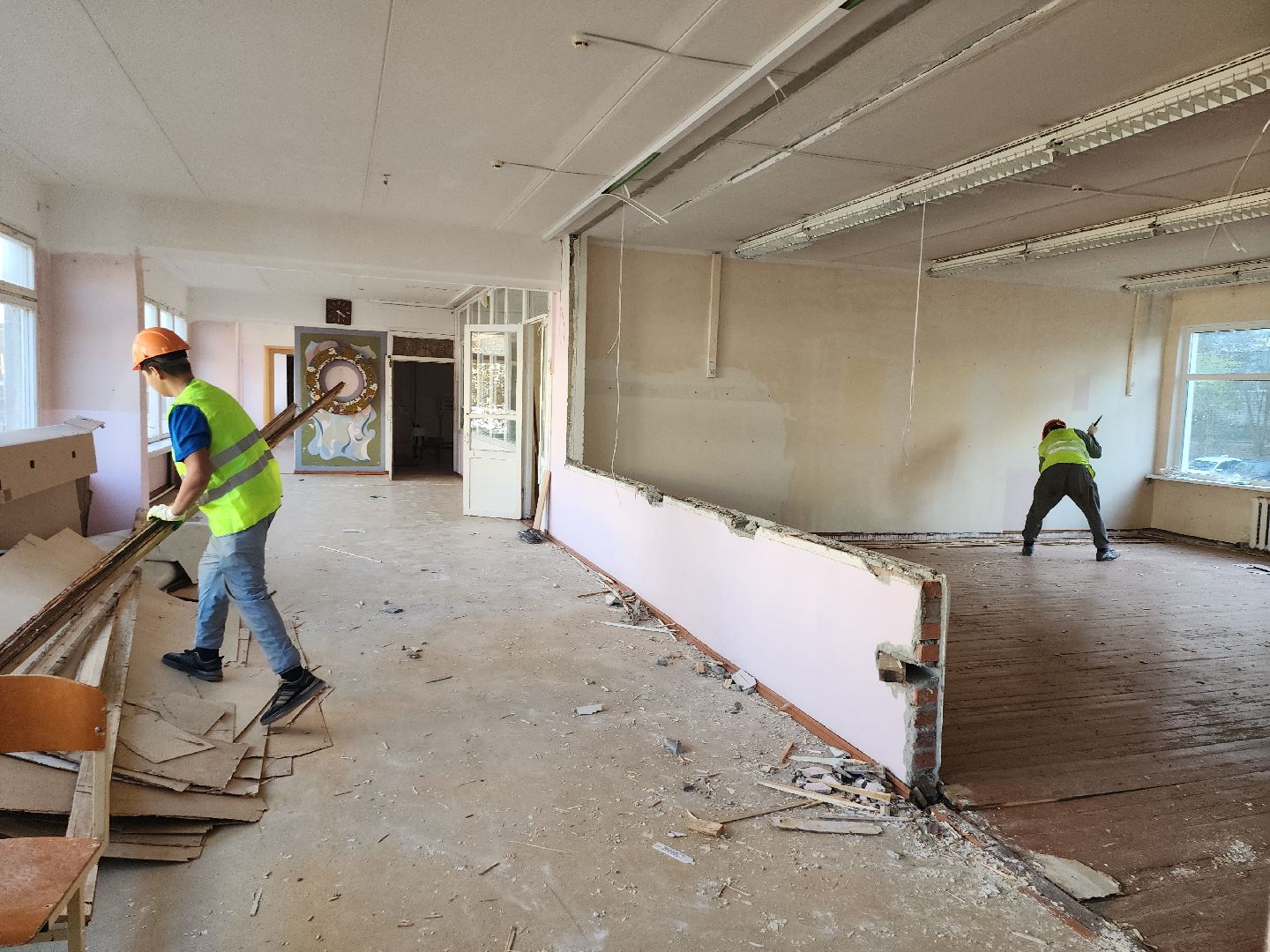 серпухов, подмосковье, капремонт школы, президентская программа,