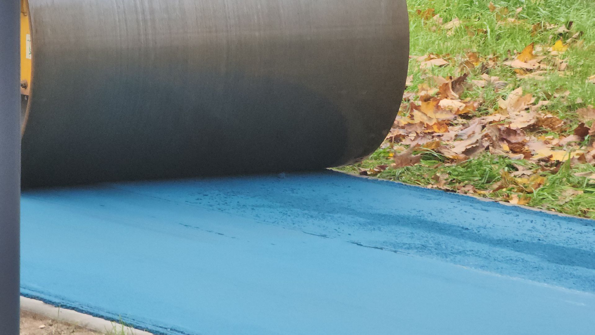 Дубна, Синий асфальт, Асфальт, укладка асфальта, Благоустройство,