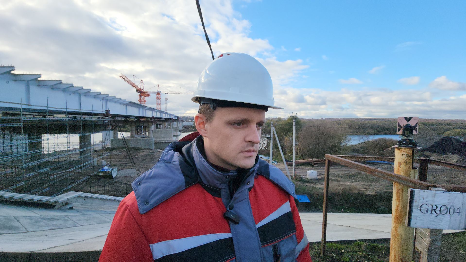 серпухов, река ока, мост через оку, строительство моста, федеральная трасса М2,