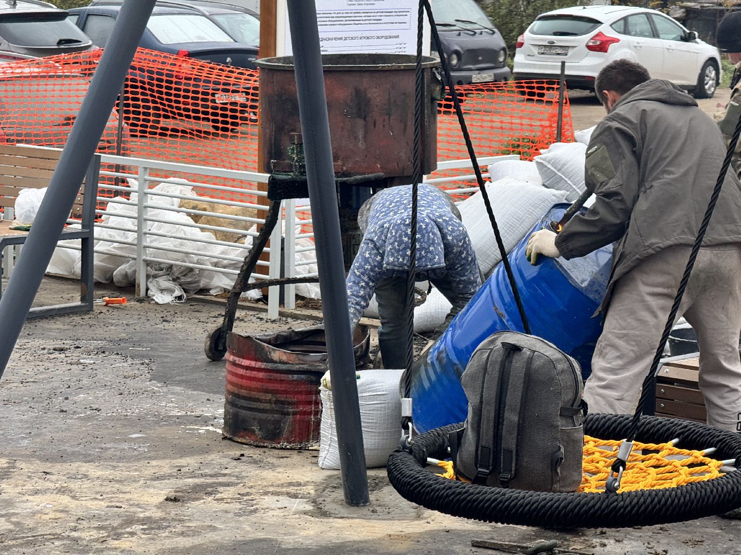 шаховская, противоударное покрытие, детская площадка,