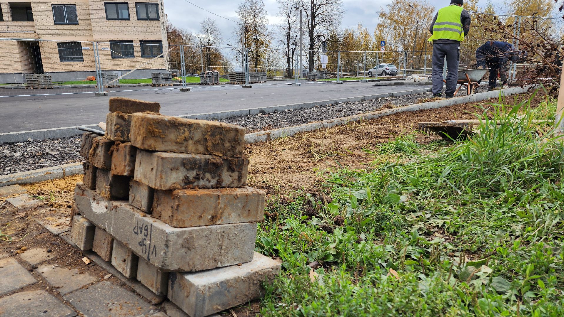 Домодедово, Новая парковка, Парковка, Подмосковье, Дорожные работы, асфальтирование дворов дорог,