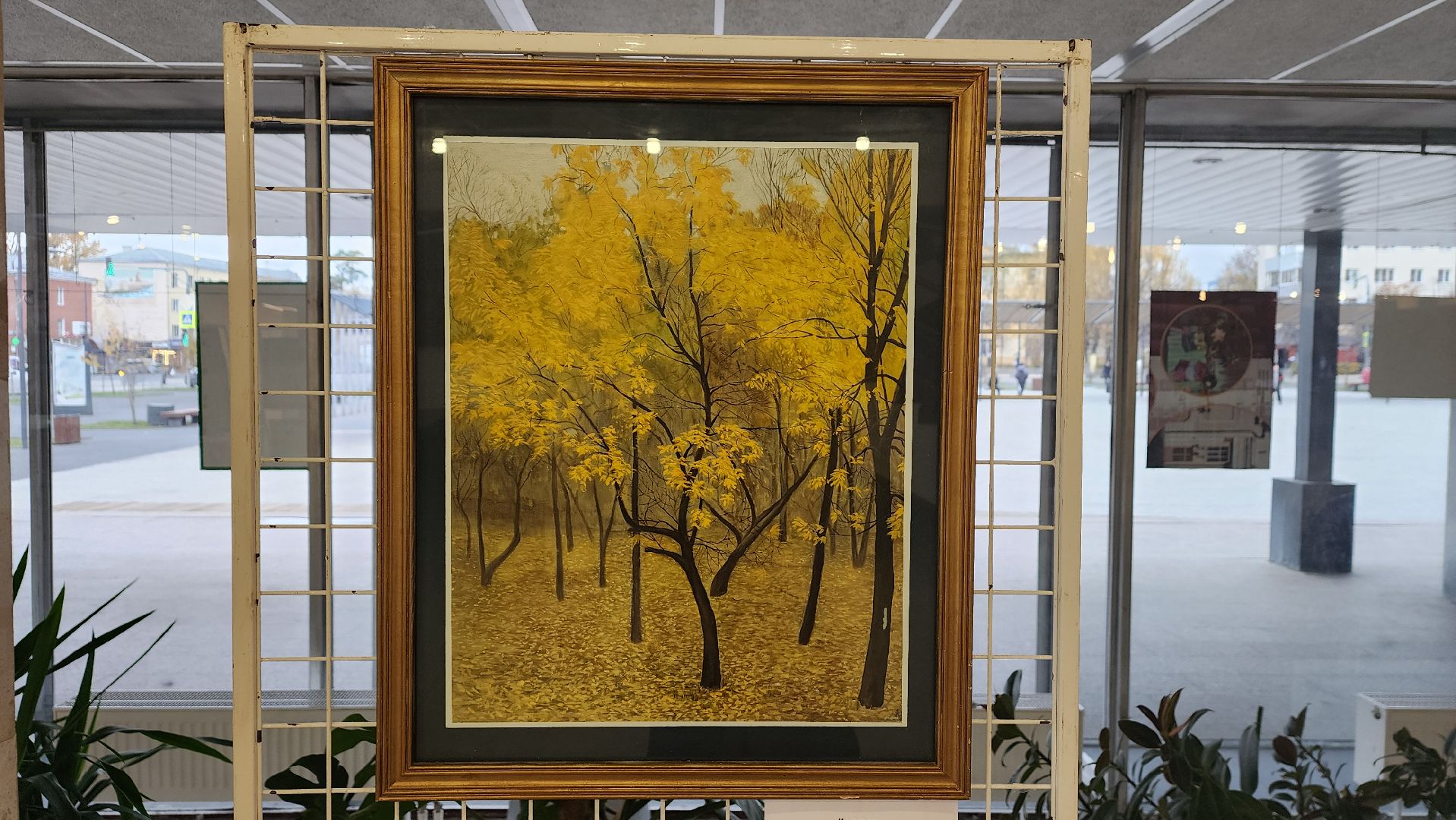 ивантеевка, художественная выставка, живопись, картины маслом, осень, город, художник,родина,