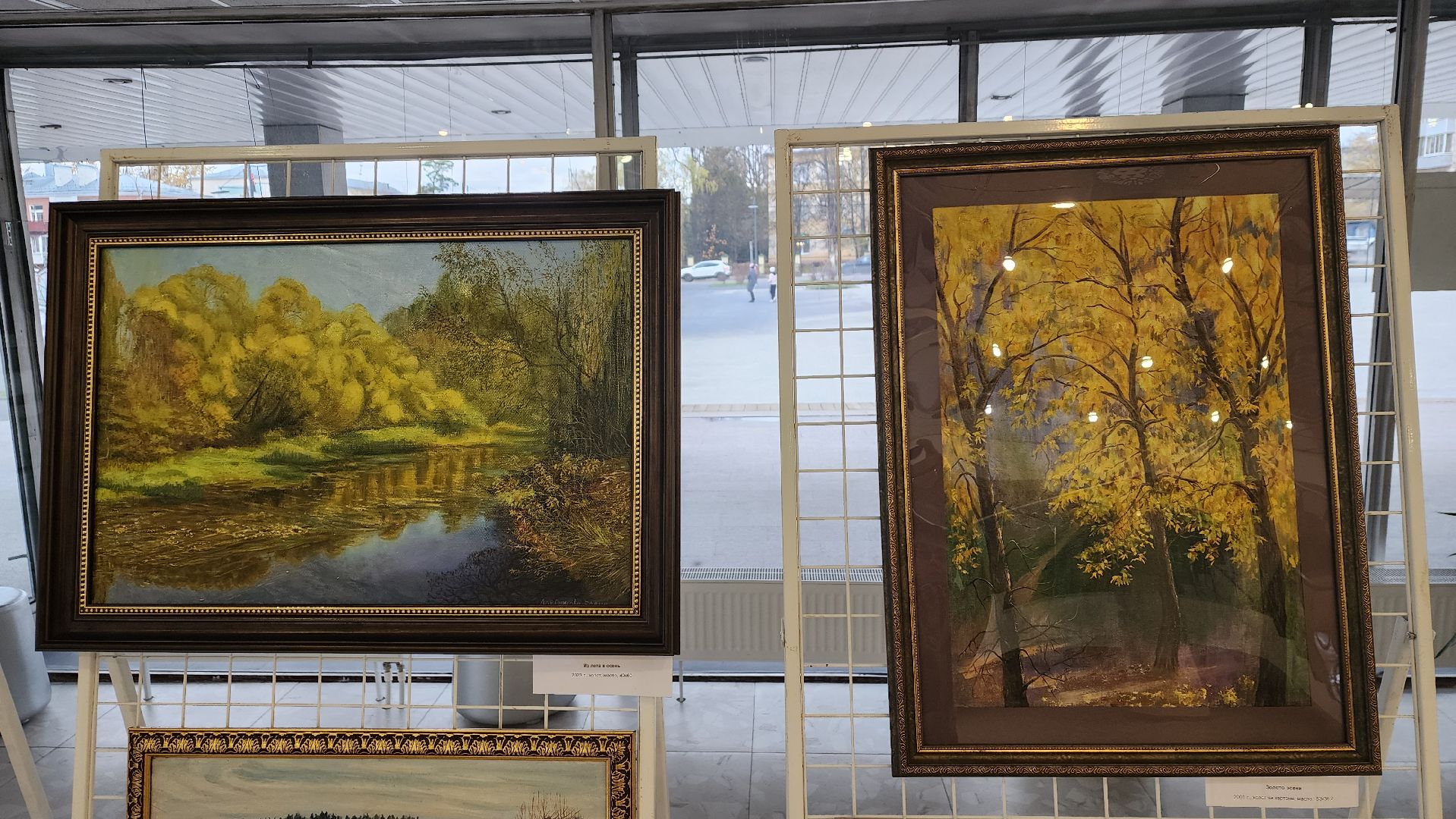 ивантеевка, художественная выставка, живопись, картины маслом, осень, город, художник,родина,