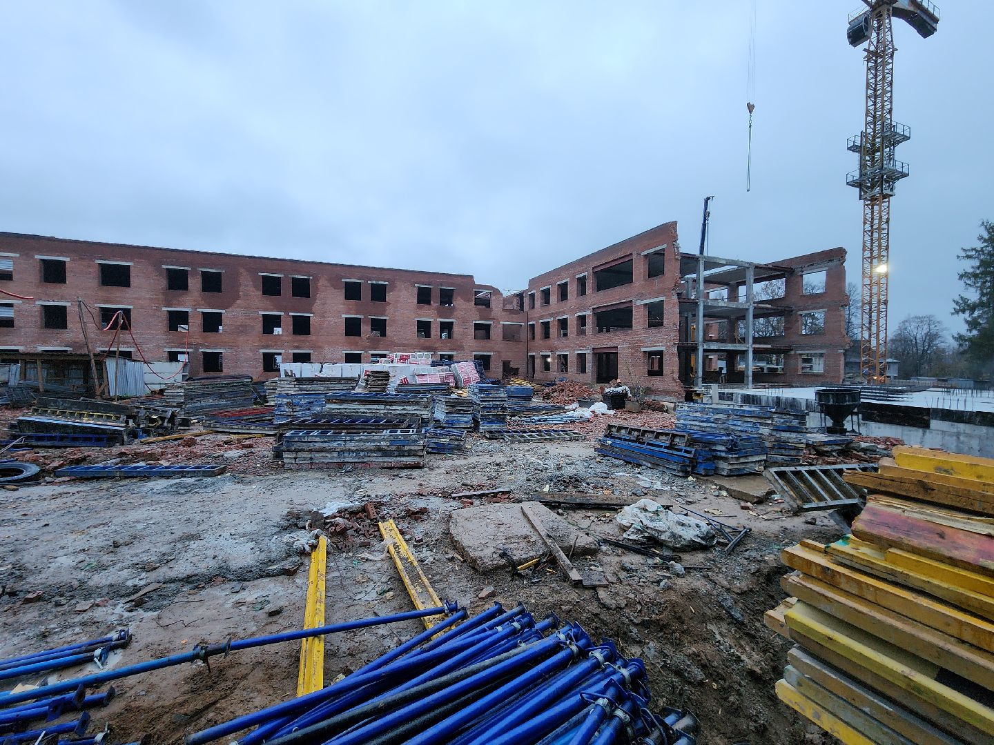 Чехов, поселок Мещерское, психиатрическая больница, лечебный корпус, реконструкция, обновление, строительство,