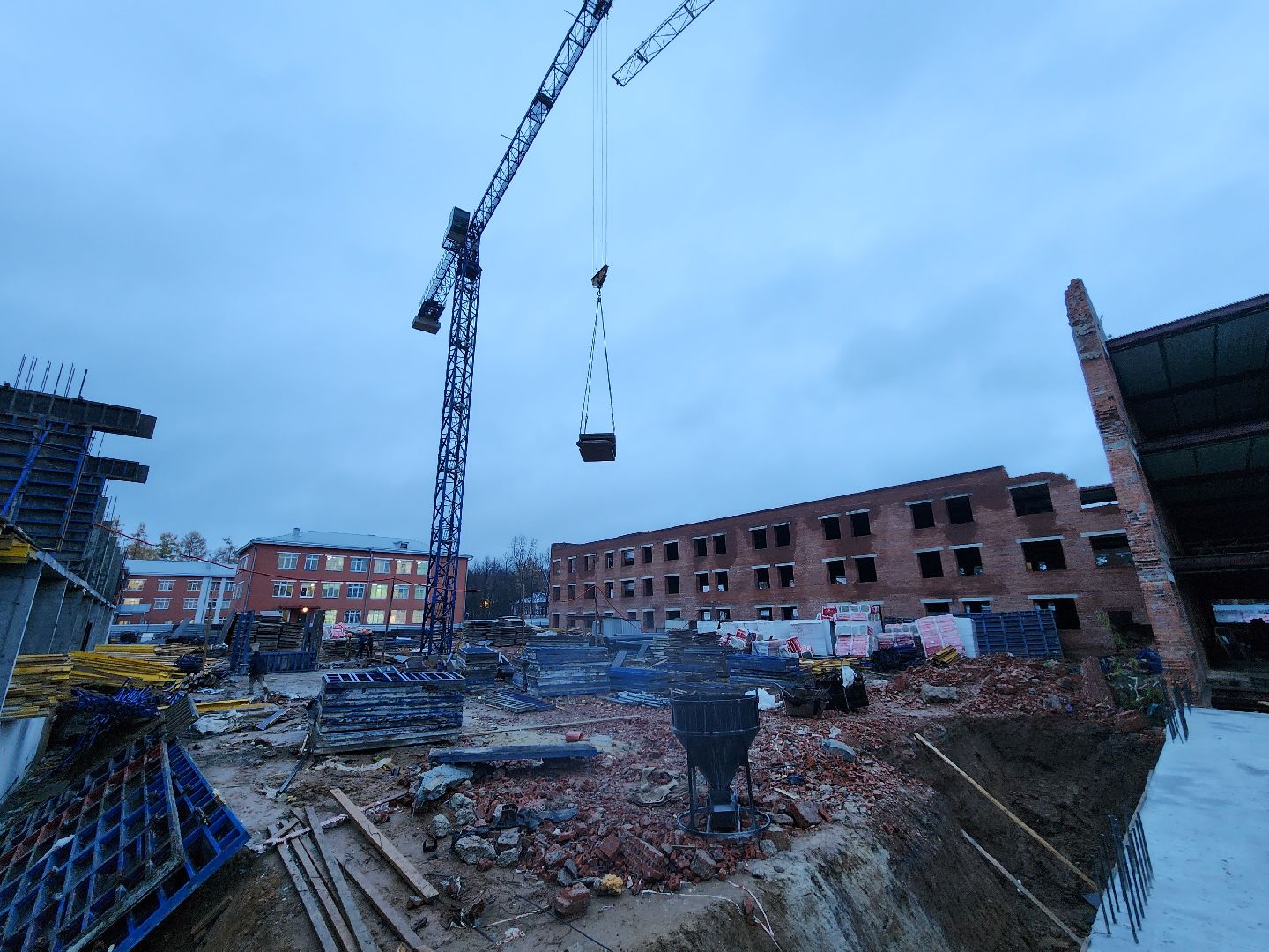 Чехов, поселок Мещерское, психиатрическая больница, лечебный корпус, реконструкция, обновление, строительство,