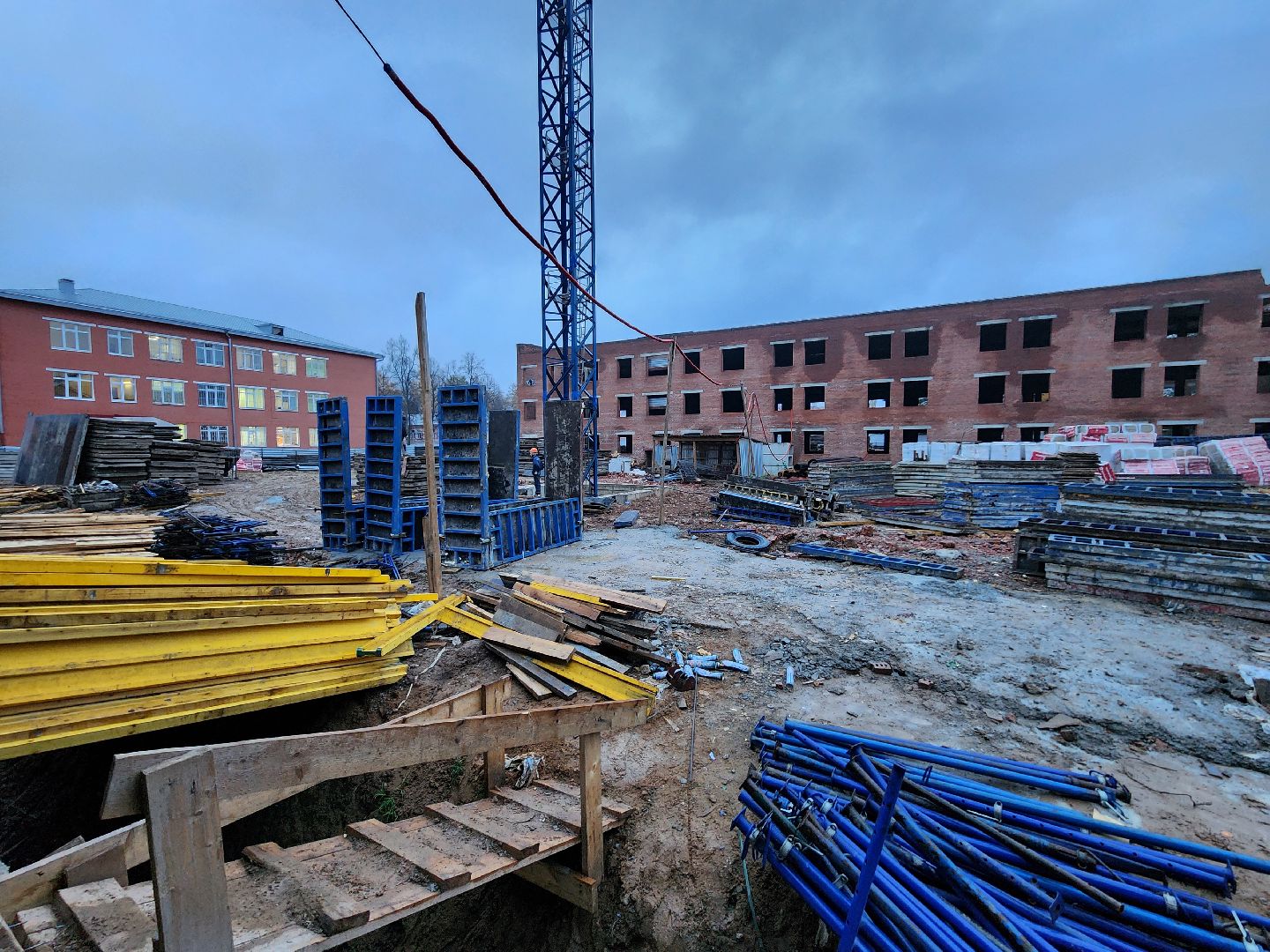 Чехов, поселок Мещерское, психиатрическая больница, лечебный корпус, реконструкция, обновление, строительство,