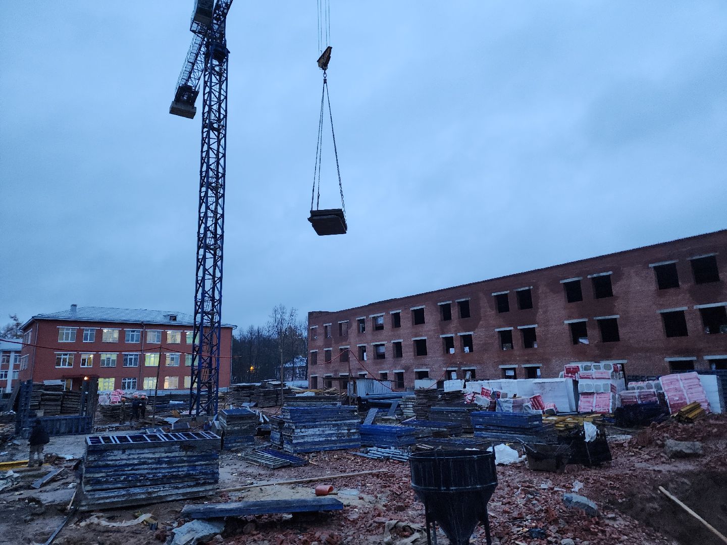 Чехов, поселок Мещерское, психиатрическая больница, лечебный корпус, реконструкция, обновление, строительство,