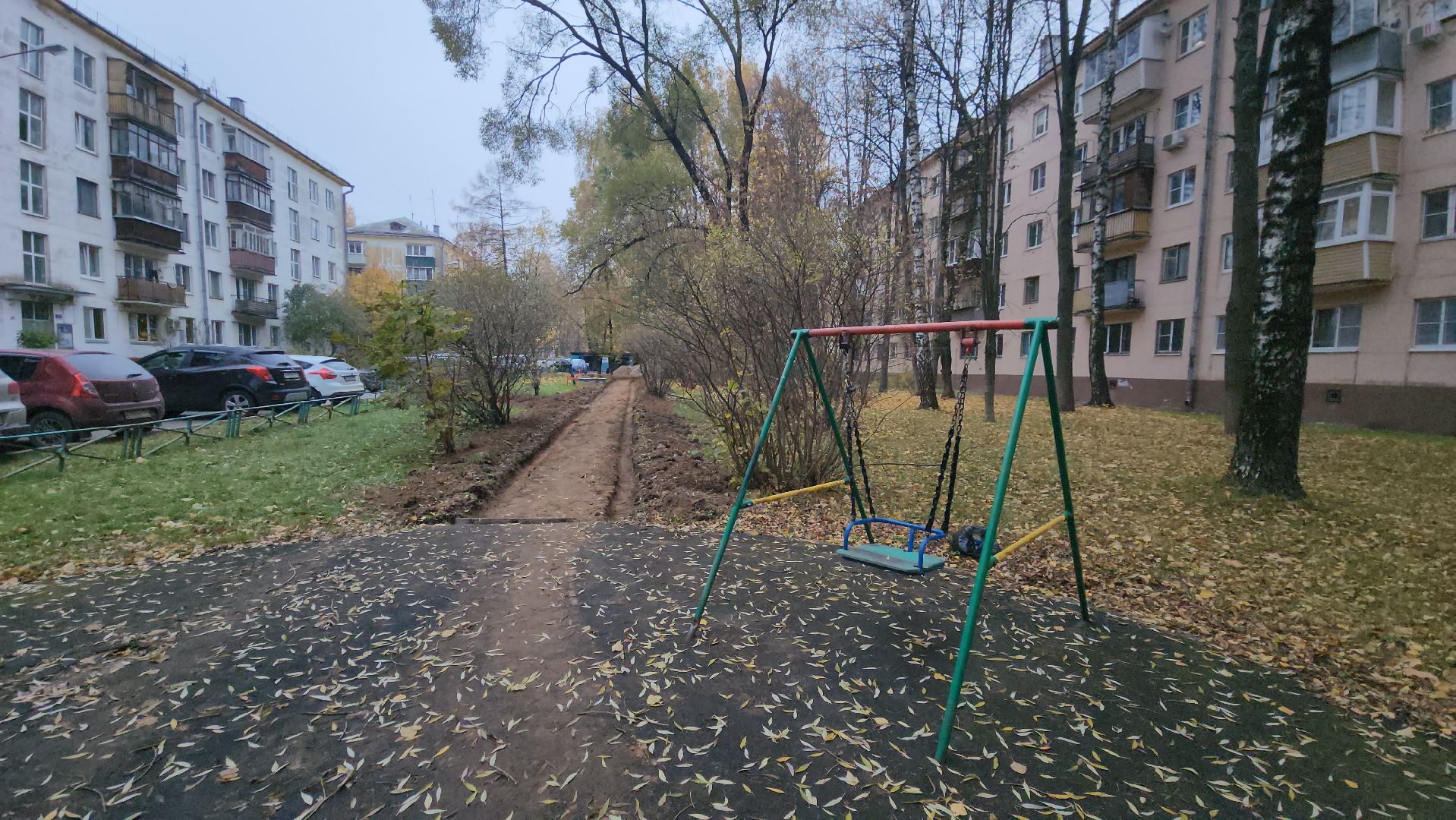 Благоустройство, ремонт дорог во дворах, тротуар,