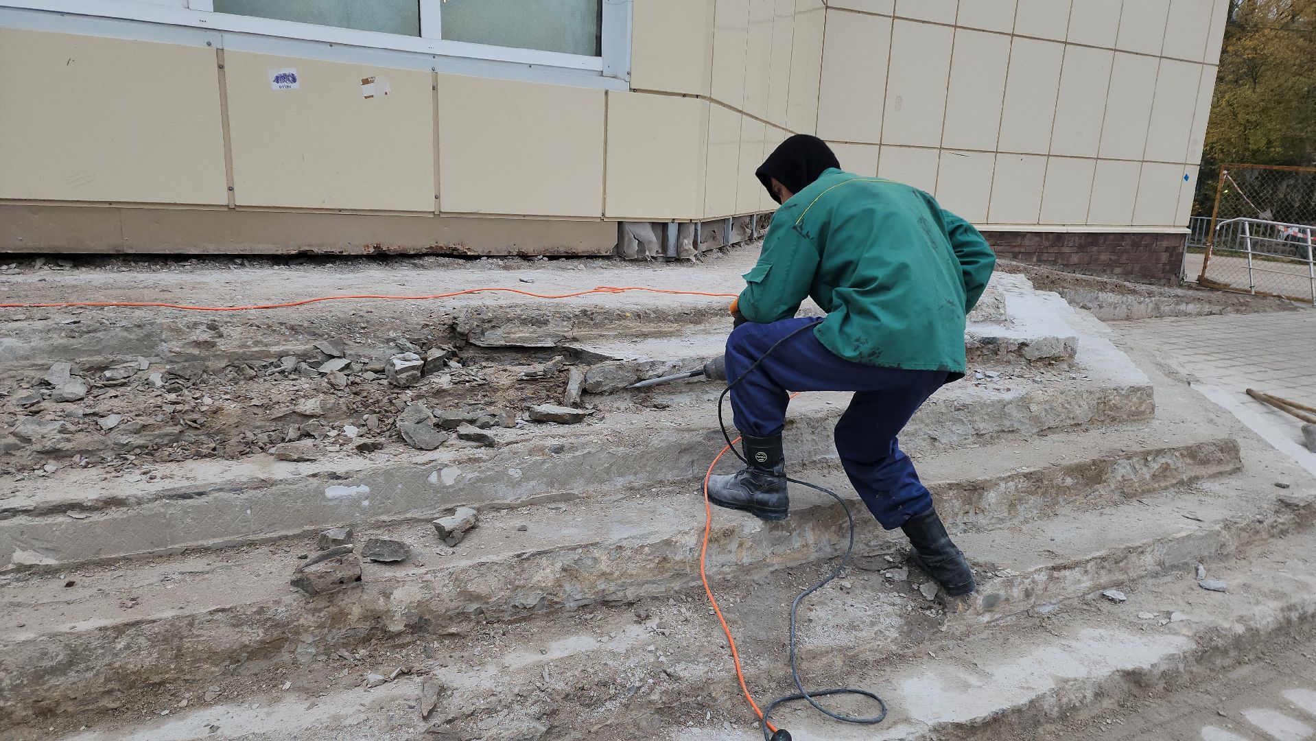 входная группа, Ремонт, ступени, пандус, лобня,