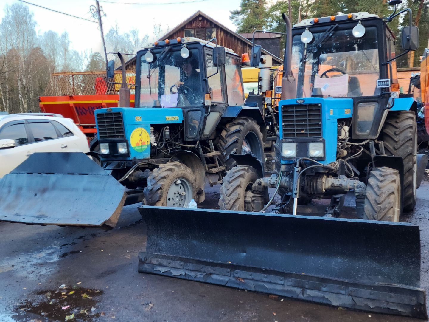 красноармейск, городской округ пушкинский, подготовка к зиме, снегоуборочная техника,