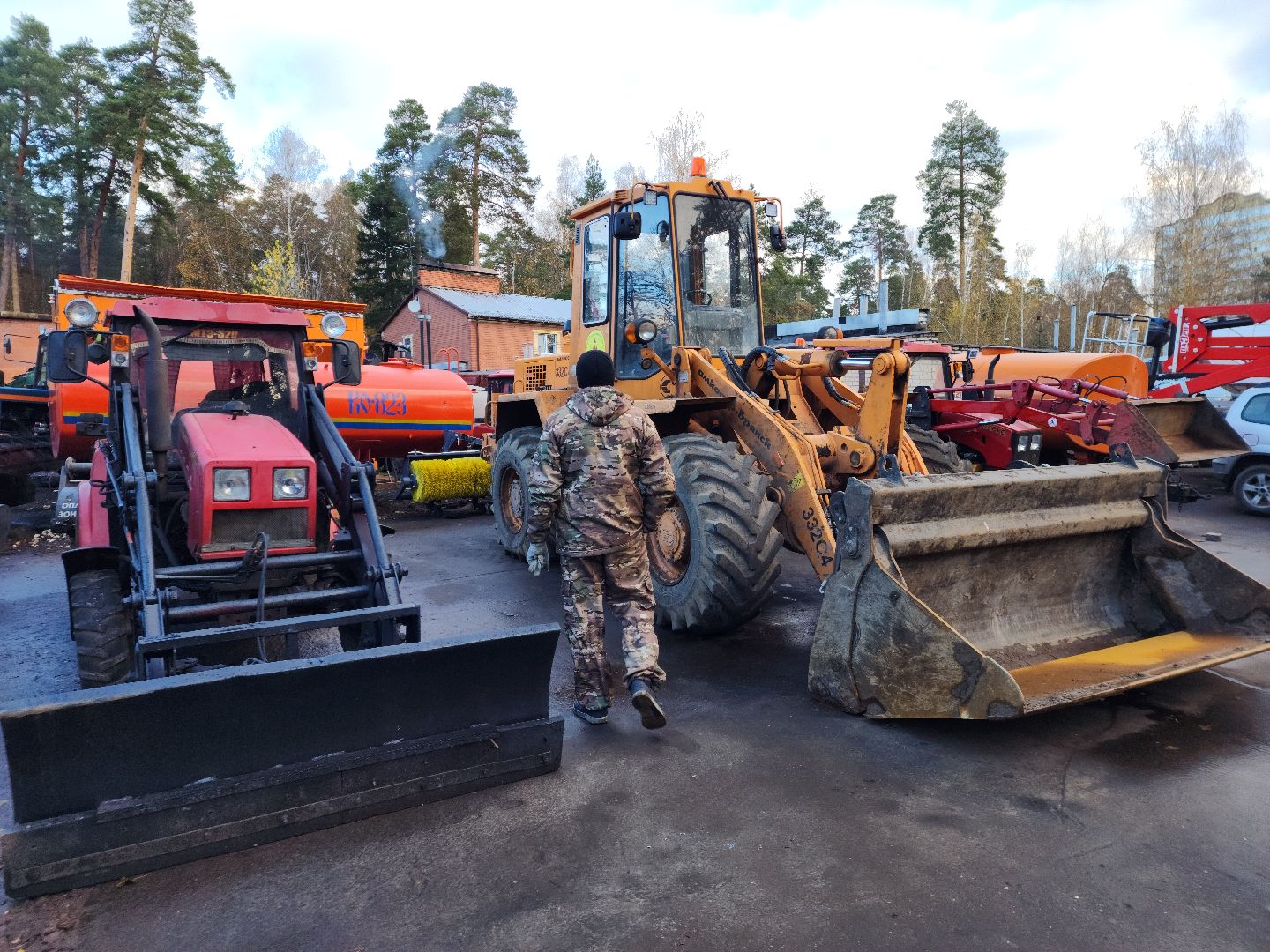 красноармейск, городской округ пушкинский, подготовка к зиме, снегоуборочная техника,