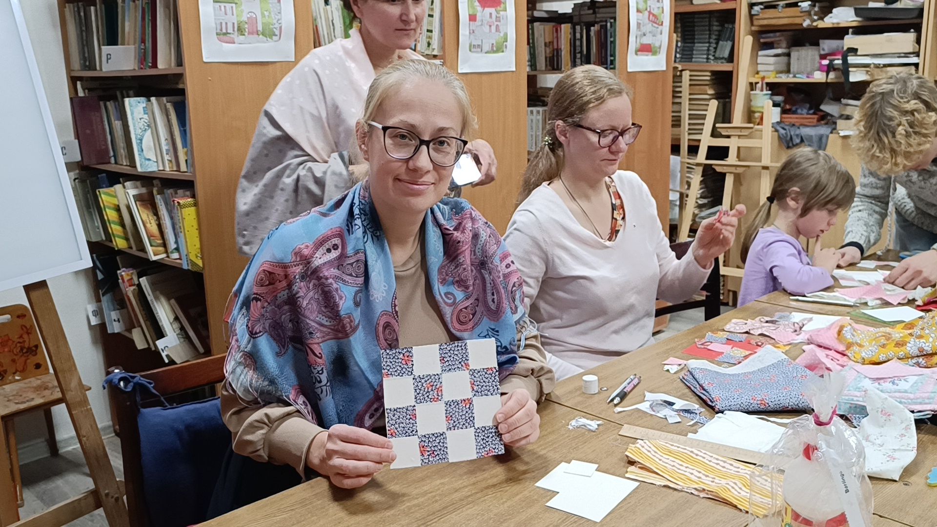 мастер-класс, лобня, лоскутное шитье, библиотека,