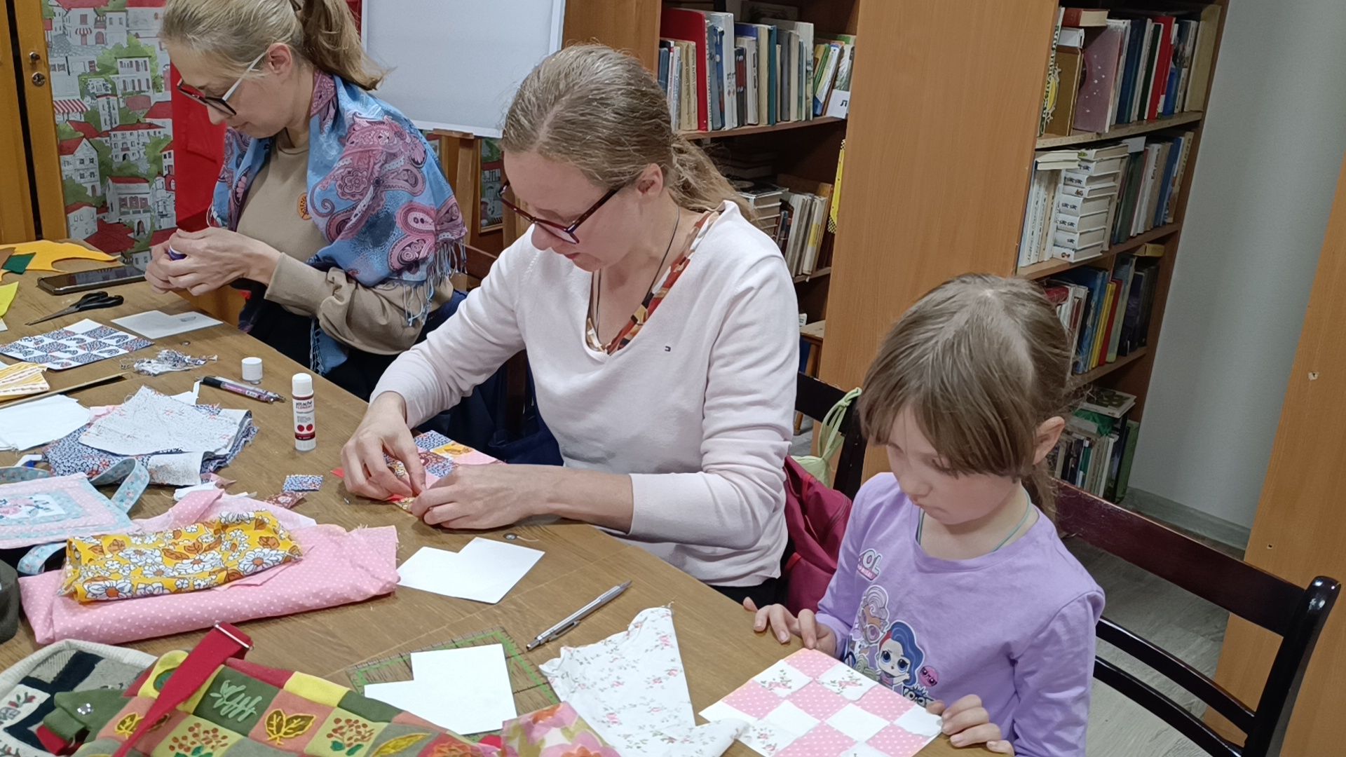 мастер-класс, лобня, лоскутное шитье, библиотека,